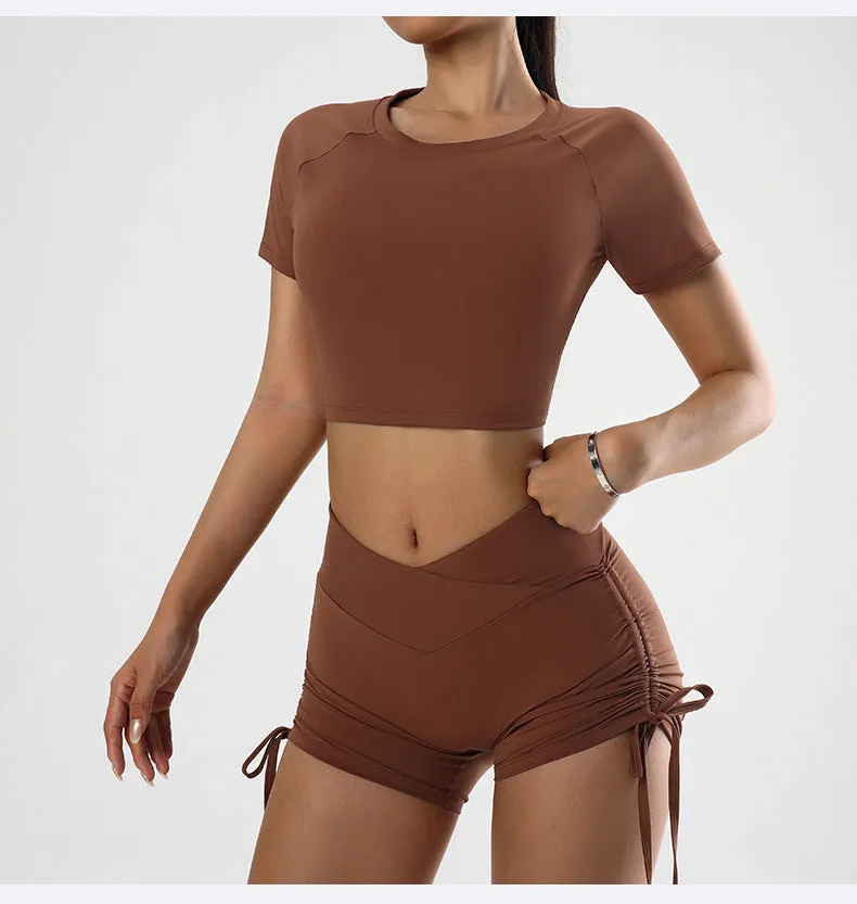 Summer Cropped Fitness Yoga Wear
