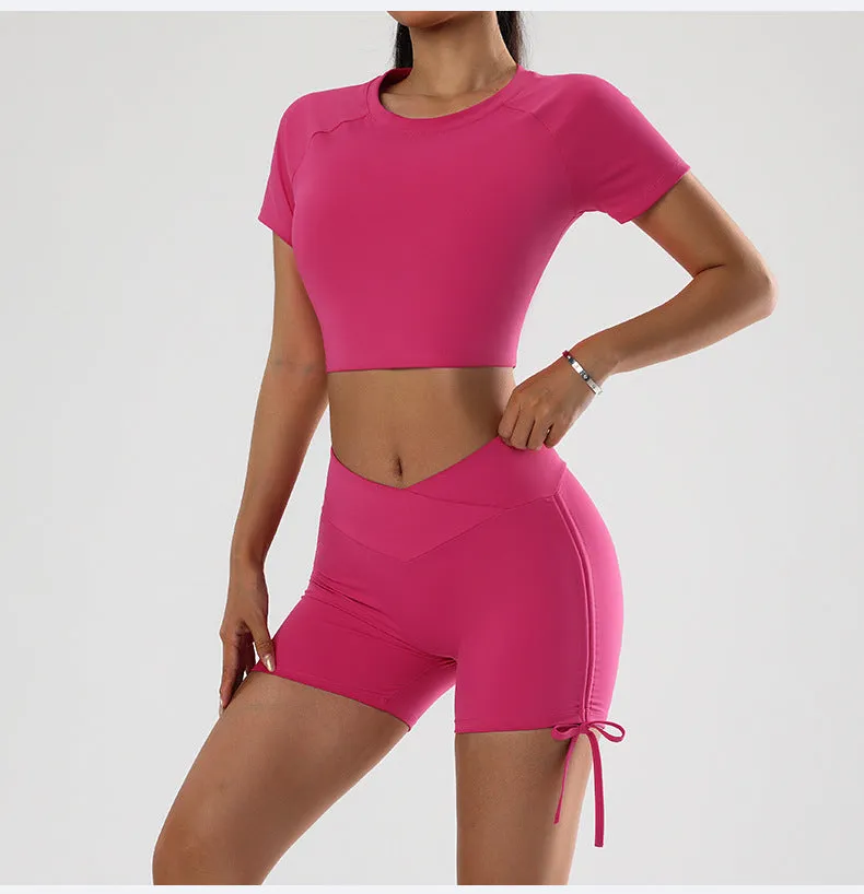 Summer Cropped Fitness Yoga Wear