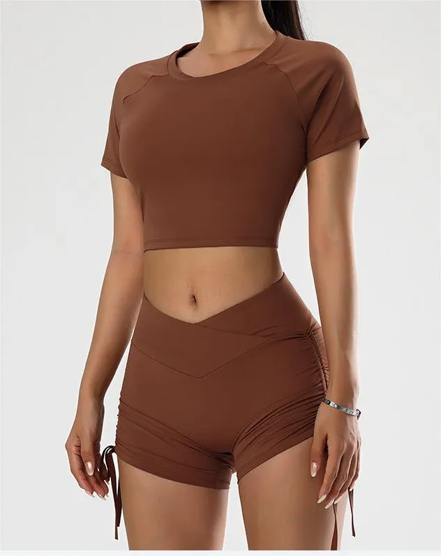 Summer Cropped Fitness Yoga Wear