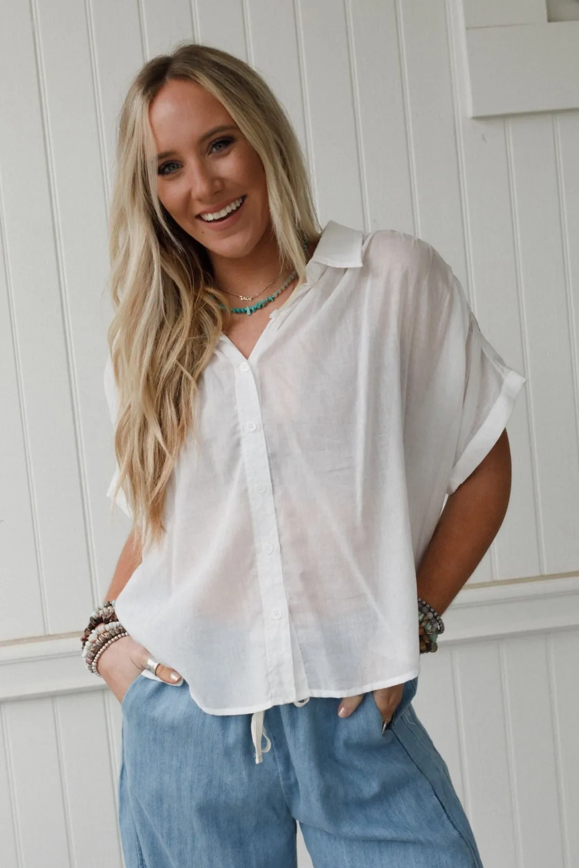 Sweetest Days Dolman Top - Off White