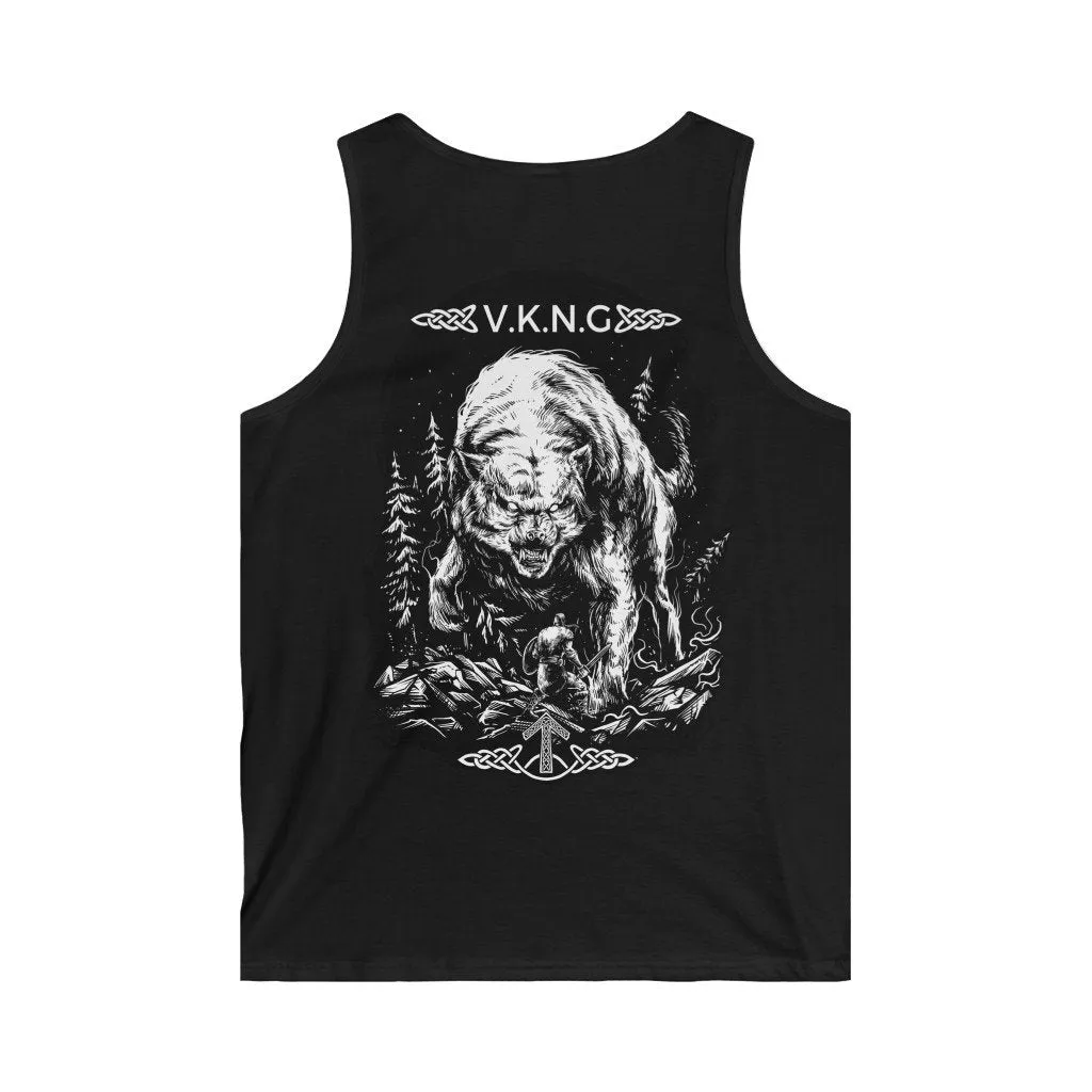 Tank Top V.K.N.G™ Fenrir & Tyr (Logo   Back)