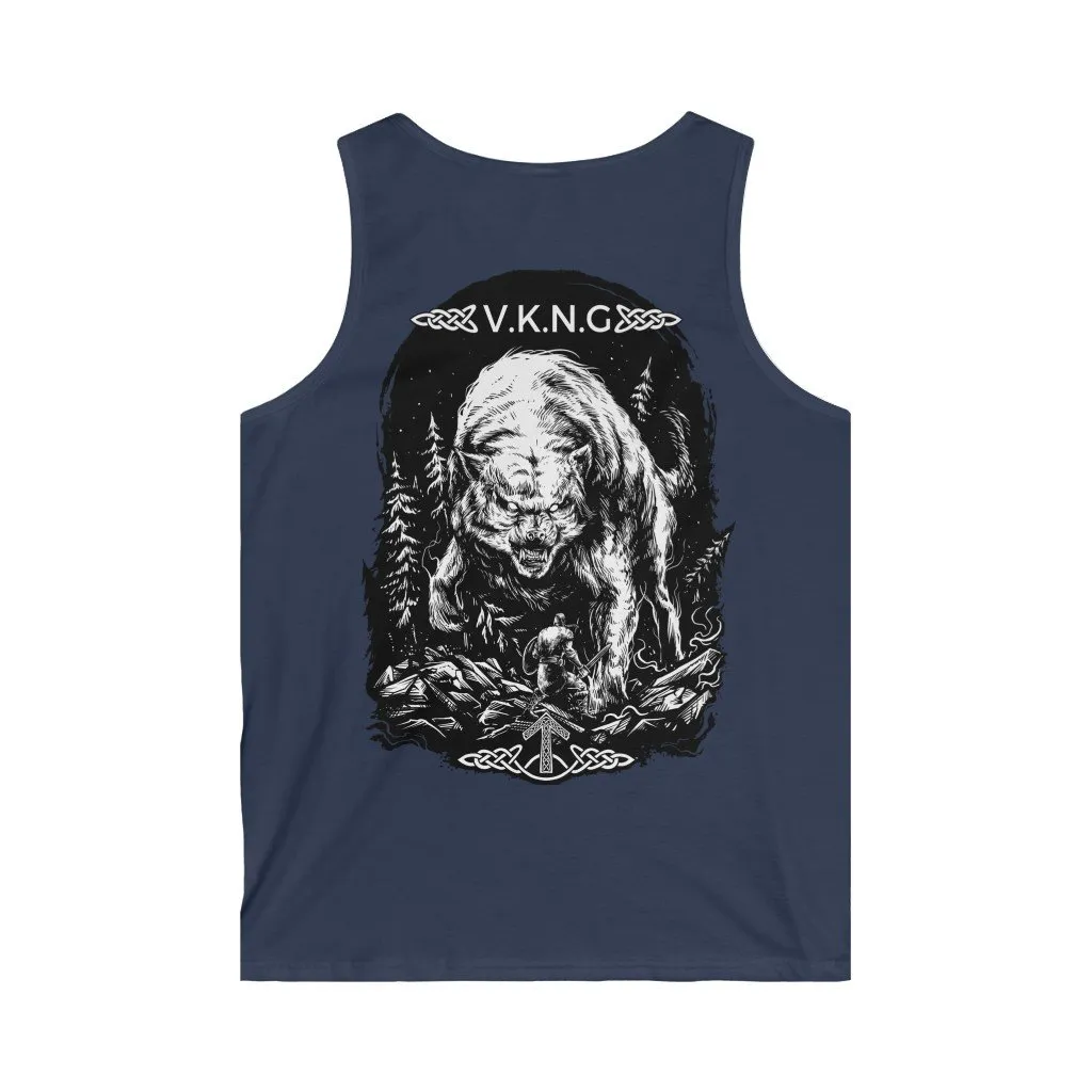 Tank Top V.K.N.G™ Fenrir & Tyr (Logo   Back)