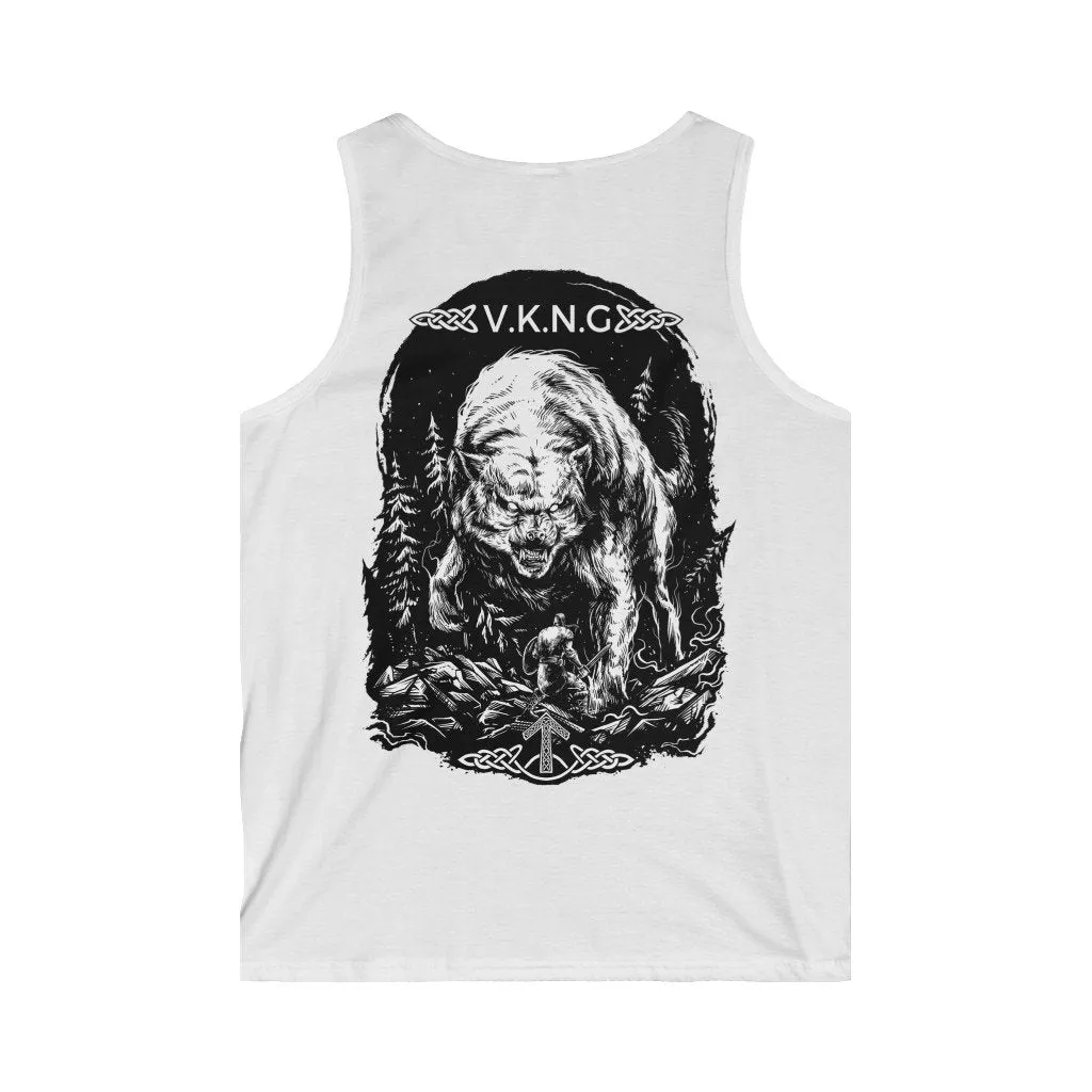 Tank Top V.K.N.G™ Fenrir & Tyr (Logo   Back)