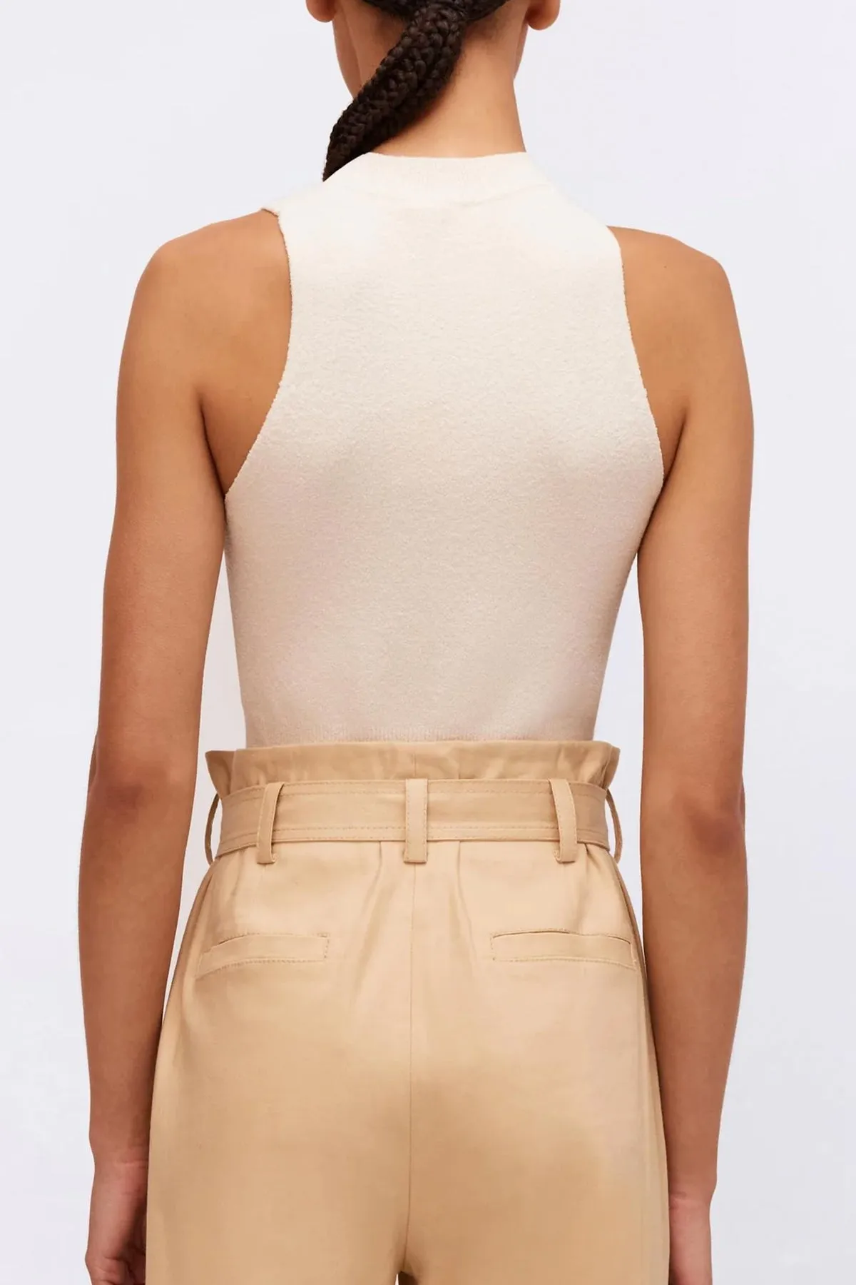 Tatyana Crewneck Top in Ivory