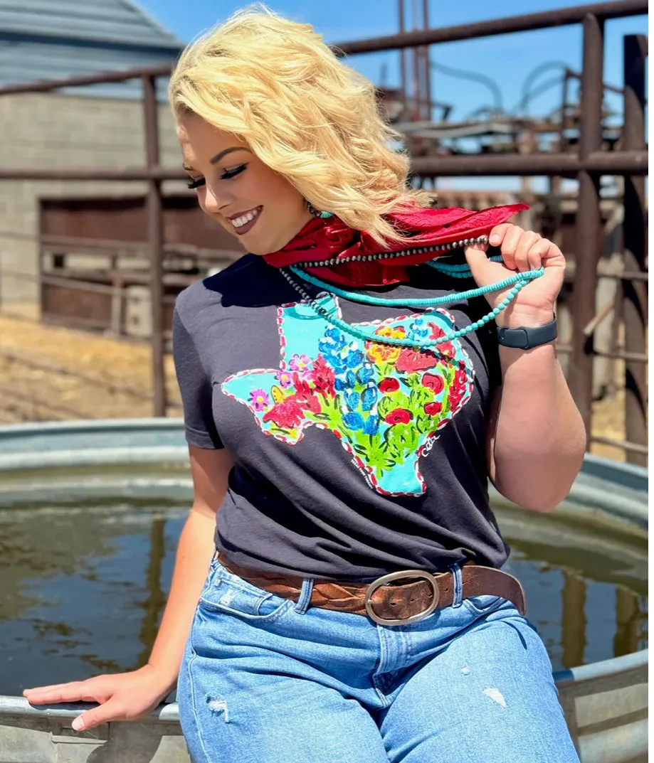 Texas Bluebonnet Graphic Tee /Stuffology Boutique