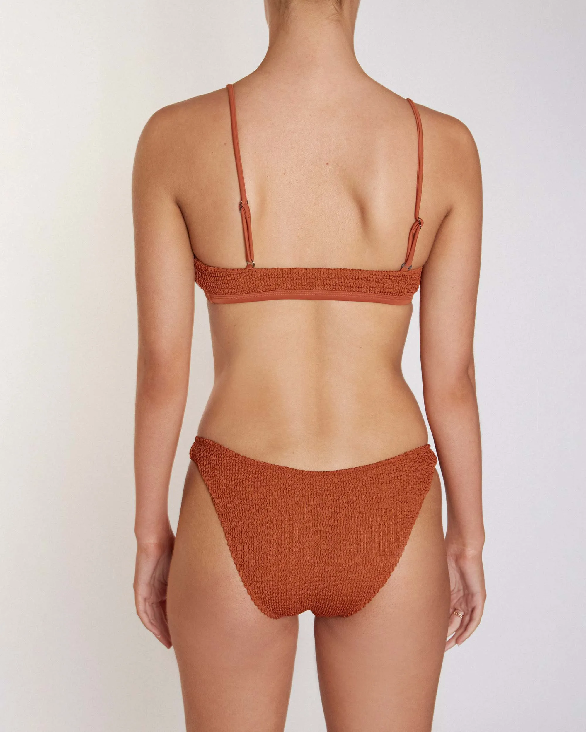 THE CROP TOP - CRIMPED BRONZE