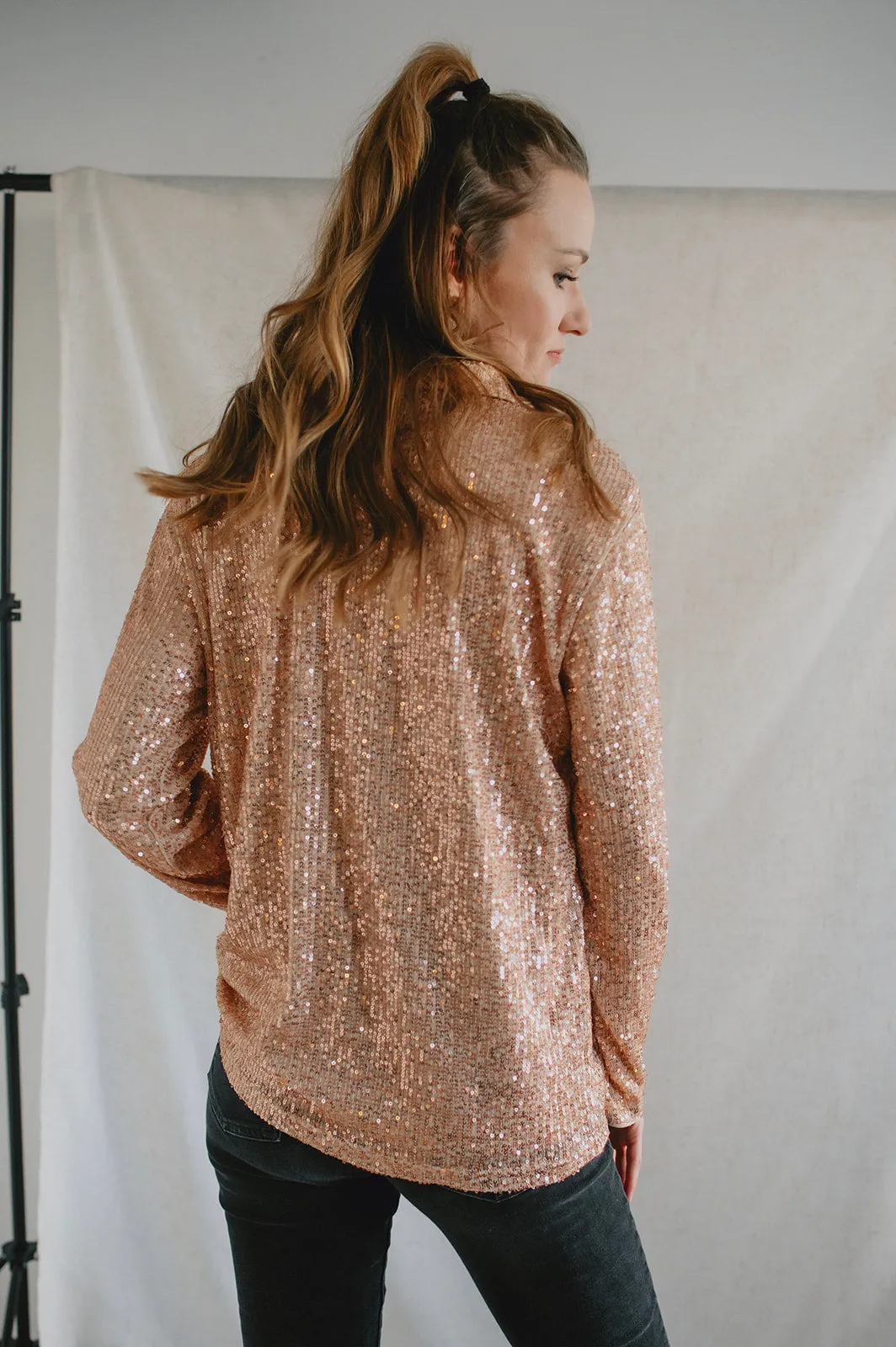 The Rose Gold Button Shirt