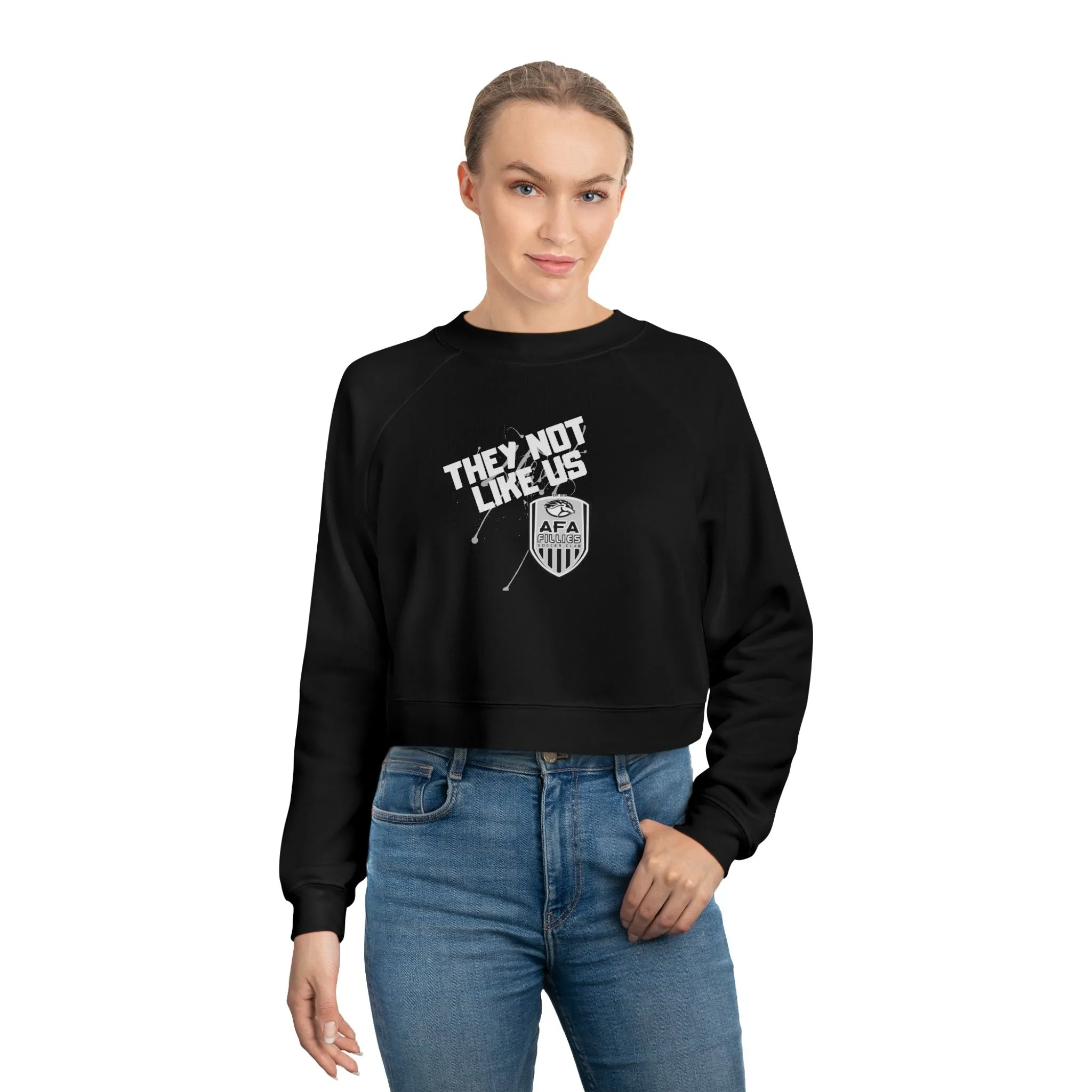They Not Like Us AFA Women's Cropped Fleece Pullover