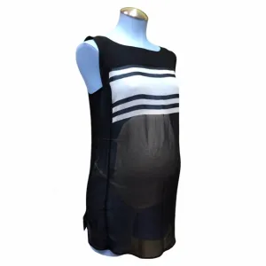 Thyme Maternity Black TANK/TEE Fancy (XS)