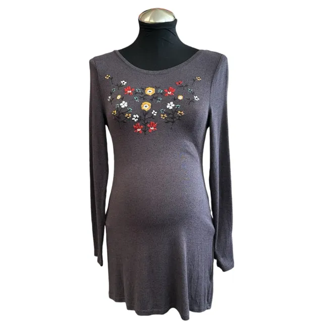 Thyme Maternity Grey Tunic Size XS