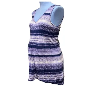 Thyme Maternity Purple Tank Top (Size XS)