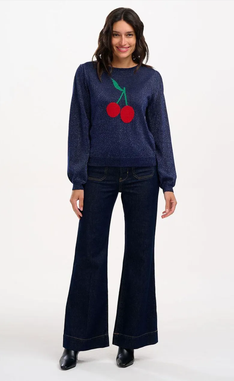 TIFF JUMPER - NAVY, CHERRY GOOD