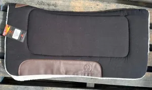 Toprail Equine Saddlepad Canvas Top with Merino Fleece