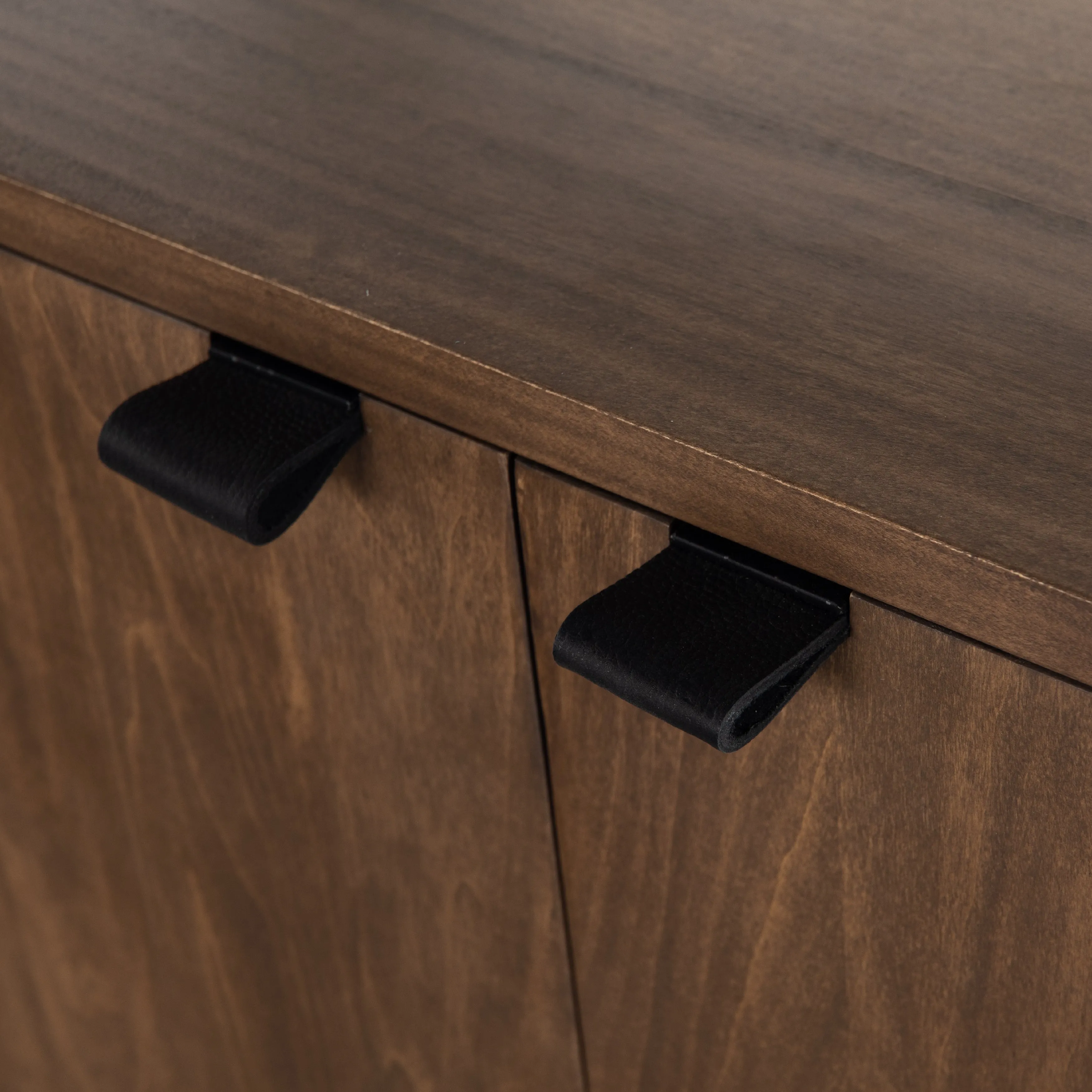 Trey Modular Wall Desk with 2 Bookcases - Auburn