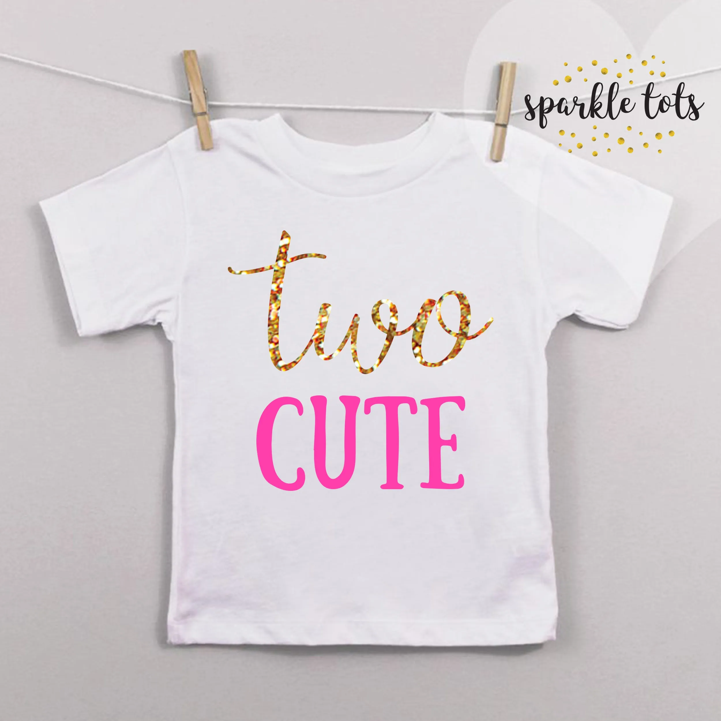 Two Cute 2nd Birthday Shirt