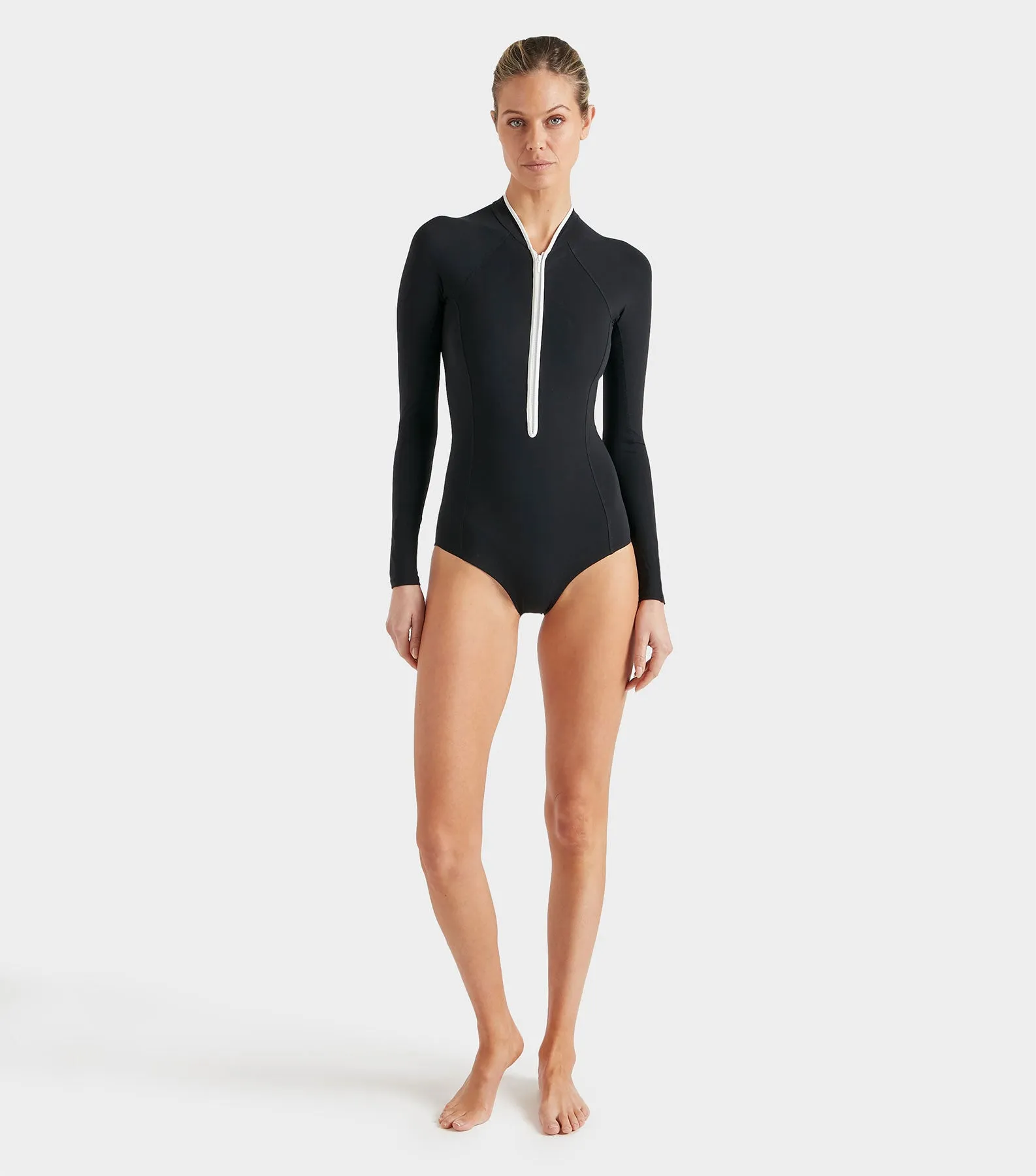 Tyra UPF 50  Swim - Black/White