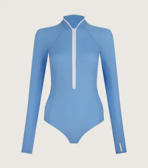 Tyra UPF 50  Swim - Cornflower/White