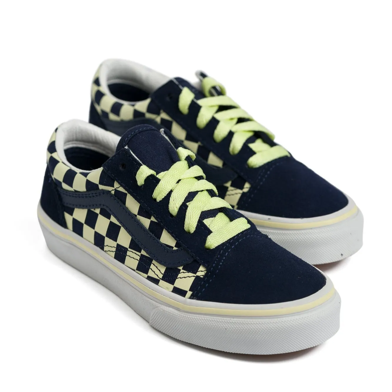 Vans Kids Old Skool - (Glow) Summer Nights Navy