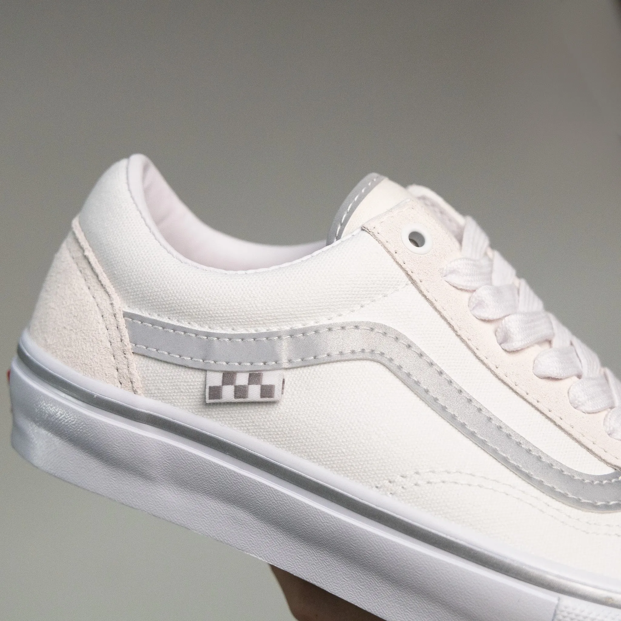 Vans Reflective Skate Old Skool - True White