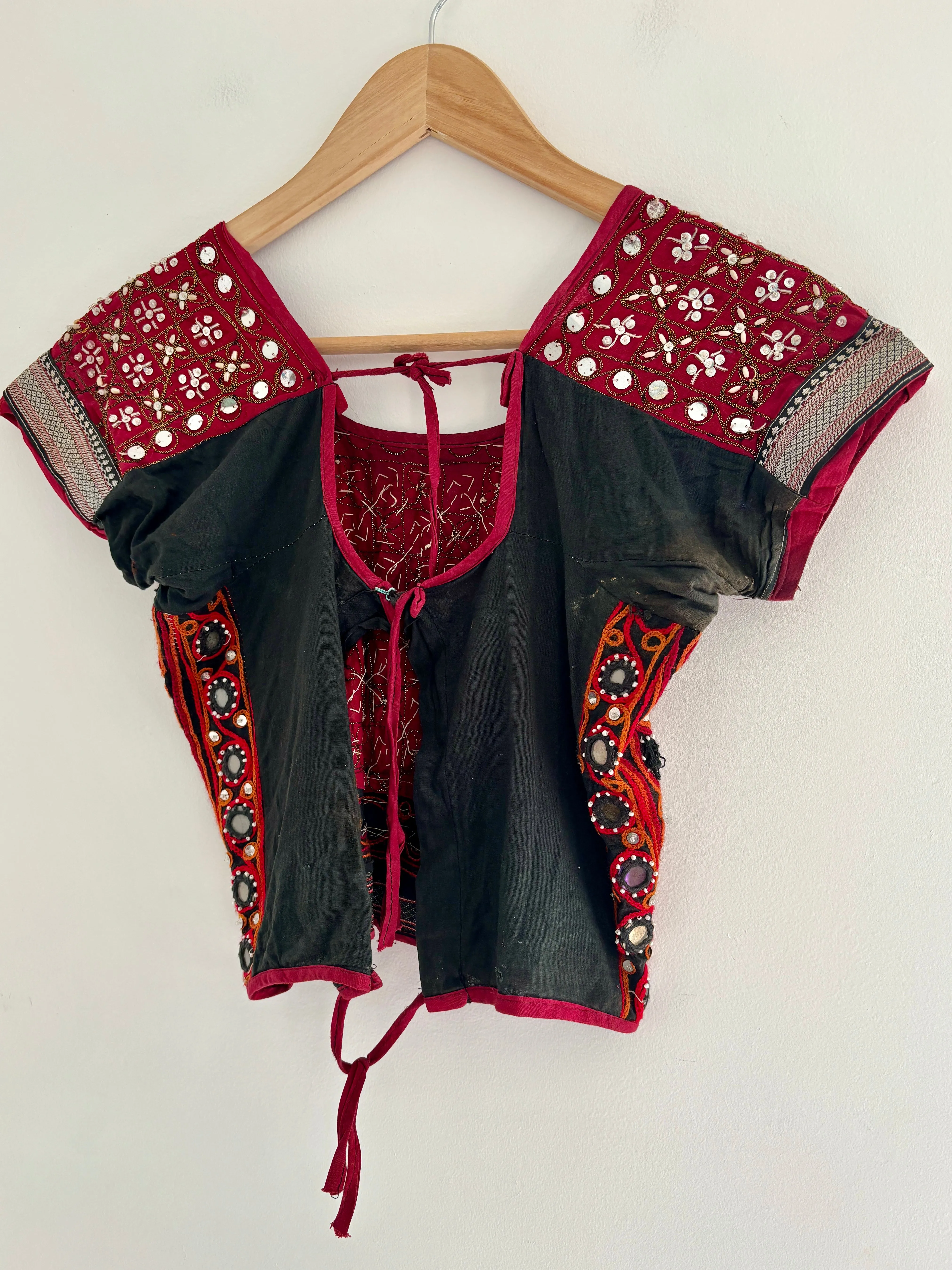 Vintage Indian Embroidered Top
