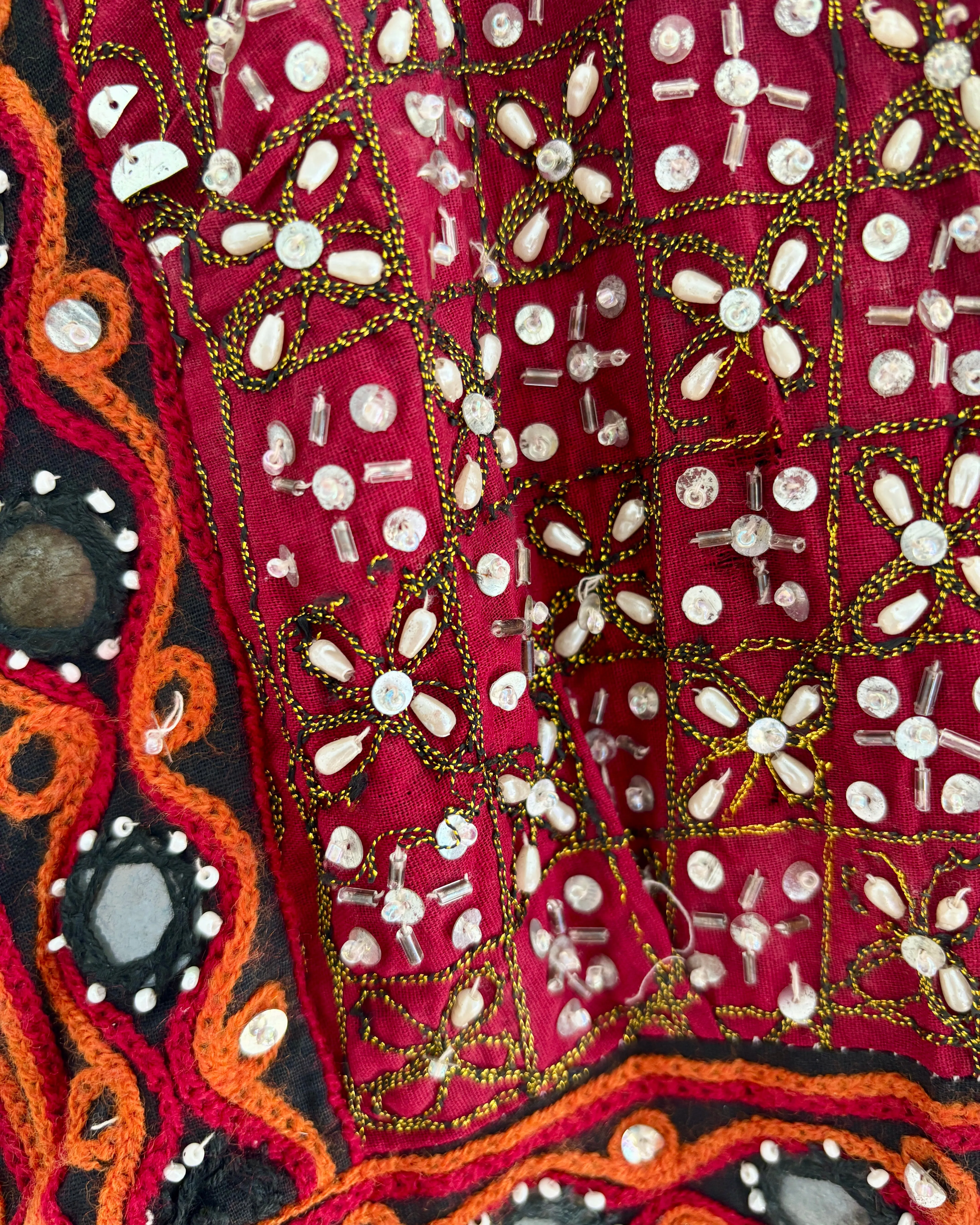 Vintage Indian Embroidered Top