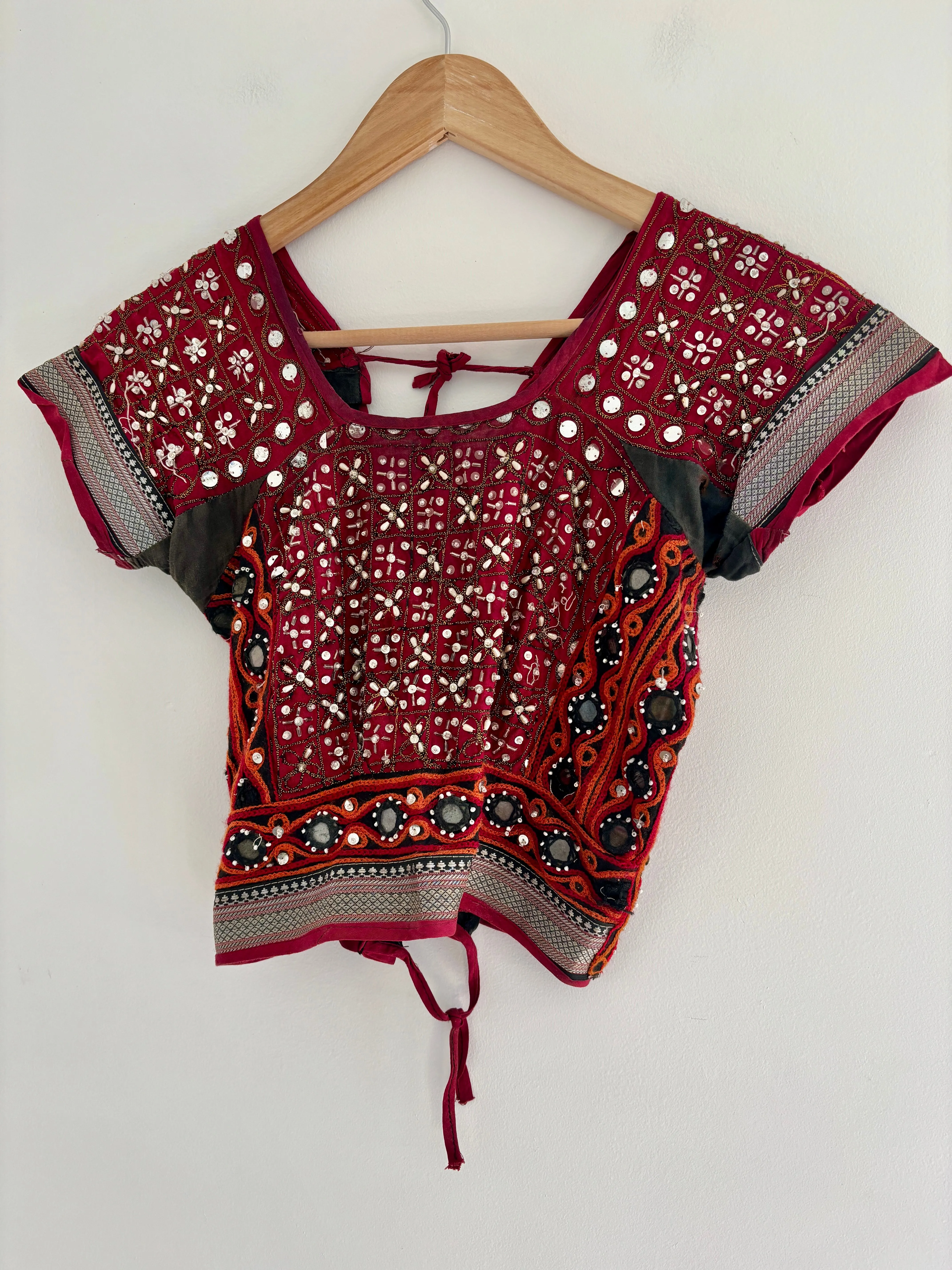 Vintage Indian Embroidered Top