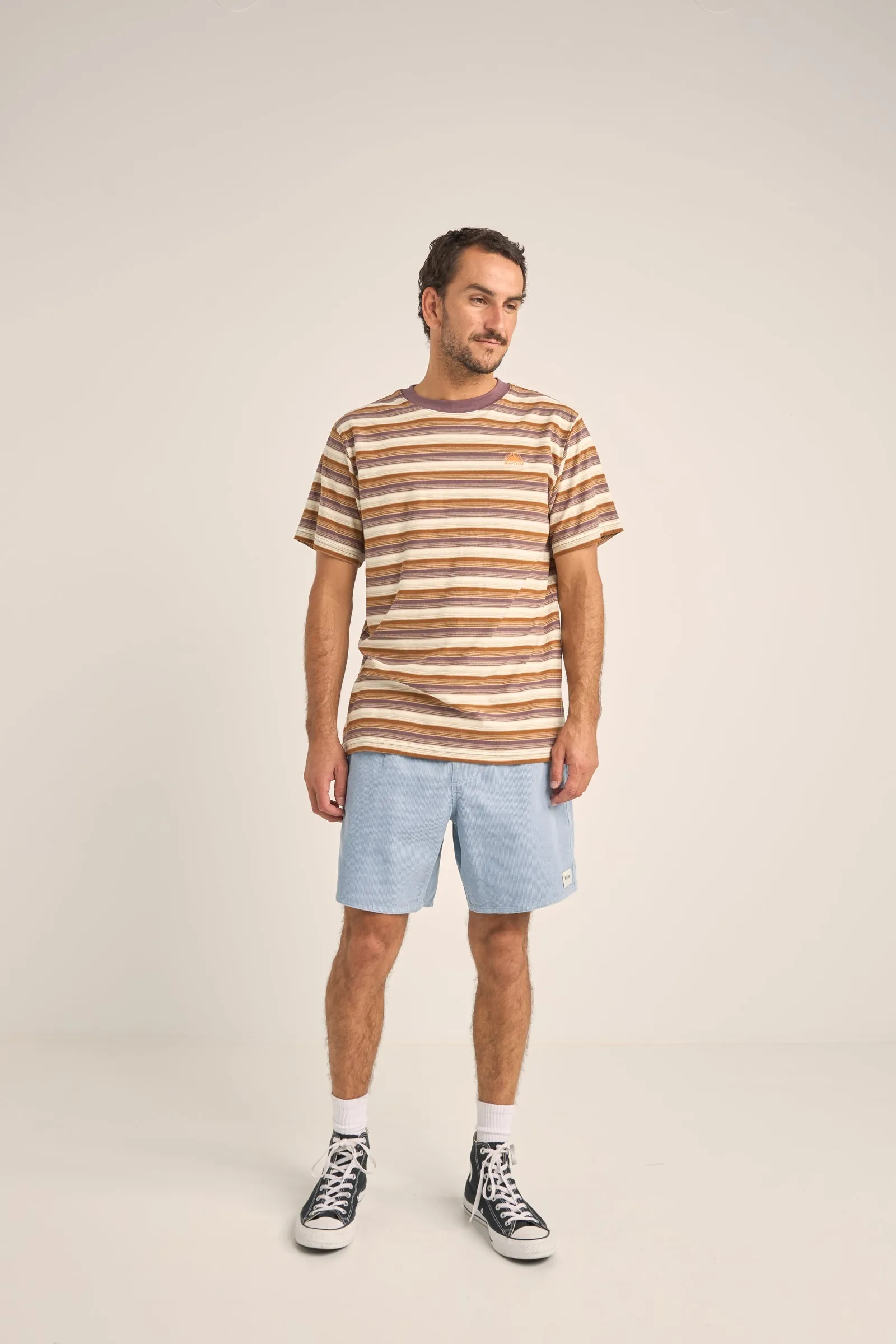 Vintage Stripe SS T-Shirt Cedar
