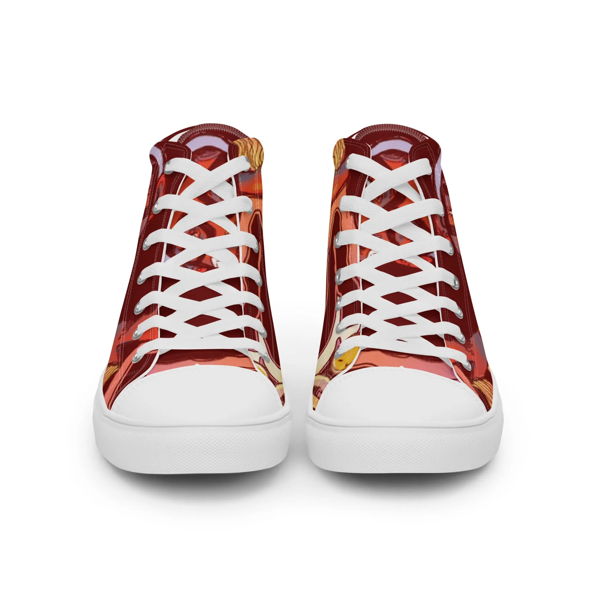 [Way More Than A Penny For My Thoughts] Men’s High Top Canvas Sneakers
