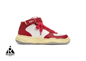 Wayne Leather High Top "Red"