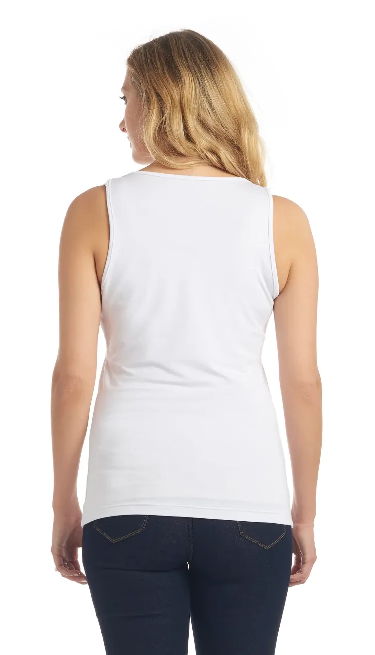White Kara Tank