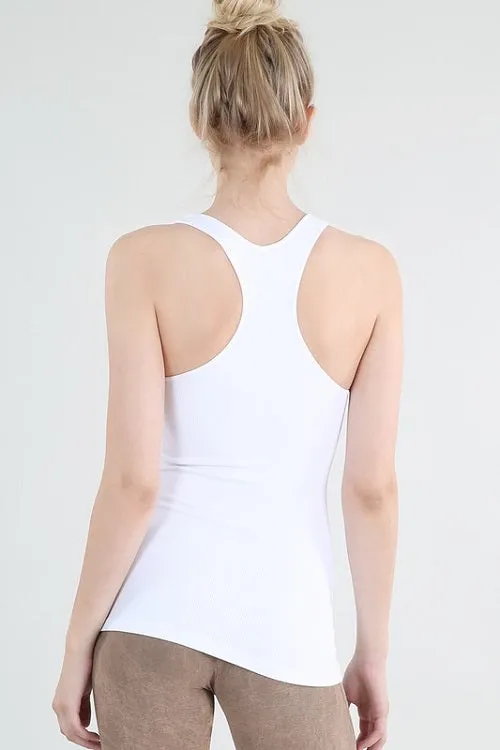 White NikiBiki Racerback Tank Style Cami