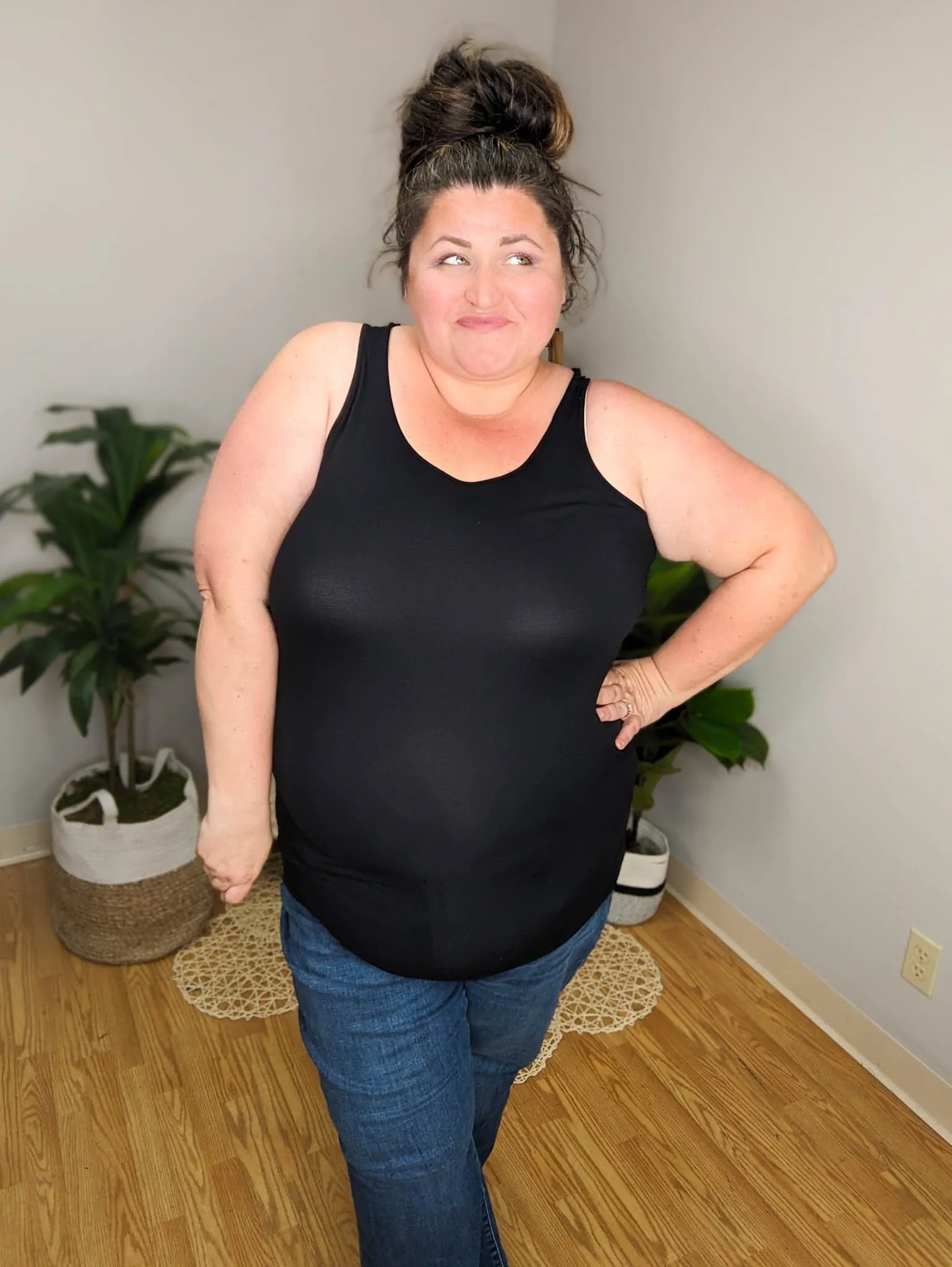 Wide Strap Long Tank (lots of colors!)