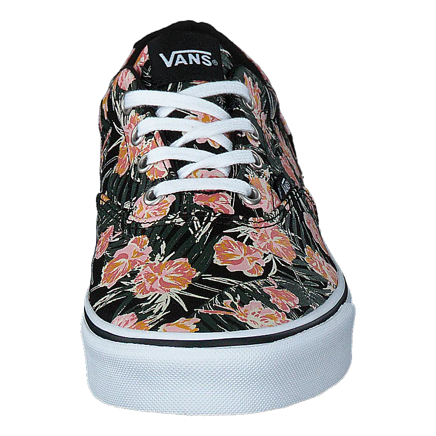 Wm Doheny (palm Floral) Black/white