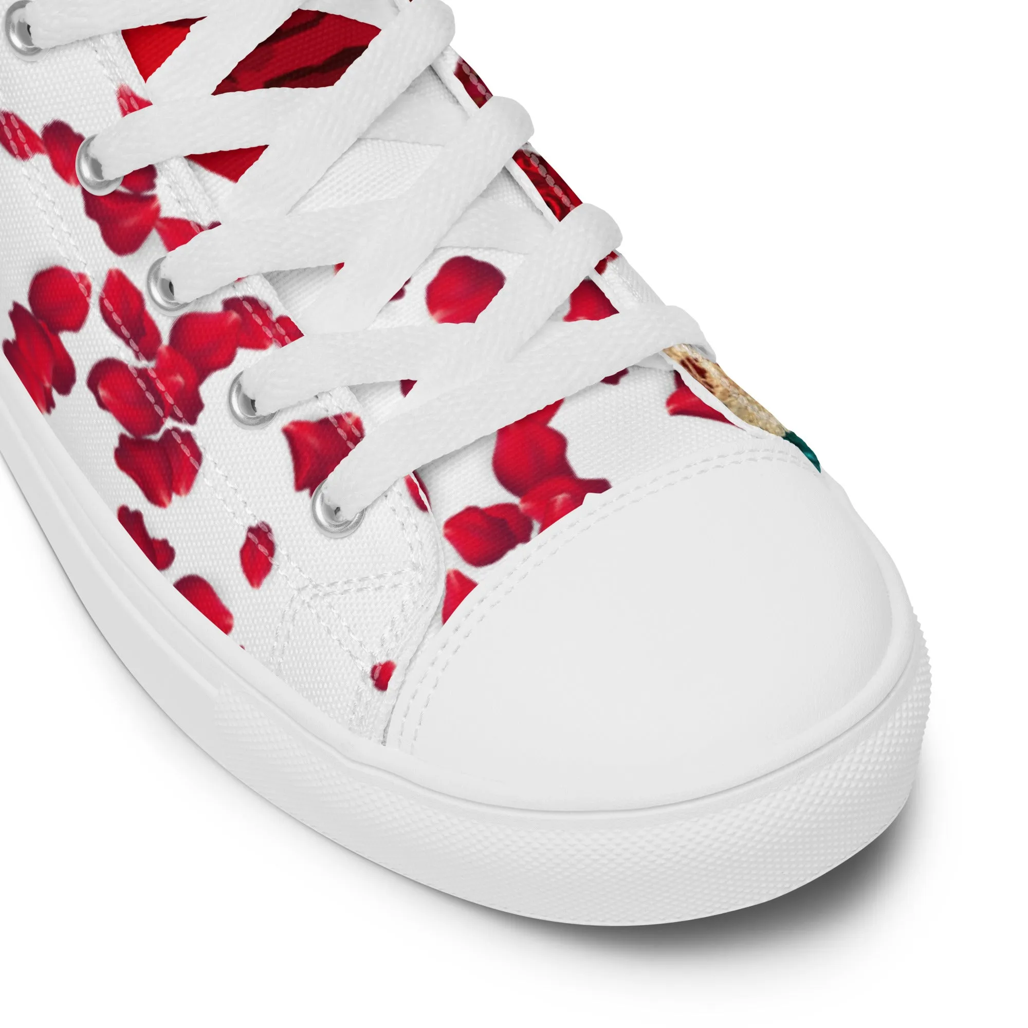 Women’s high top canvas shoes 'Amore tricolore'