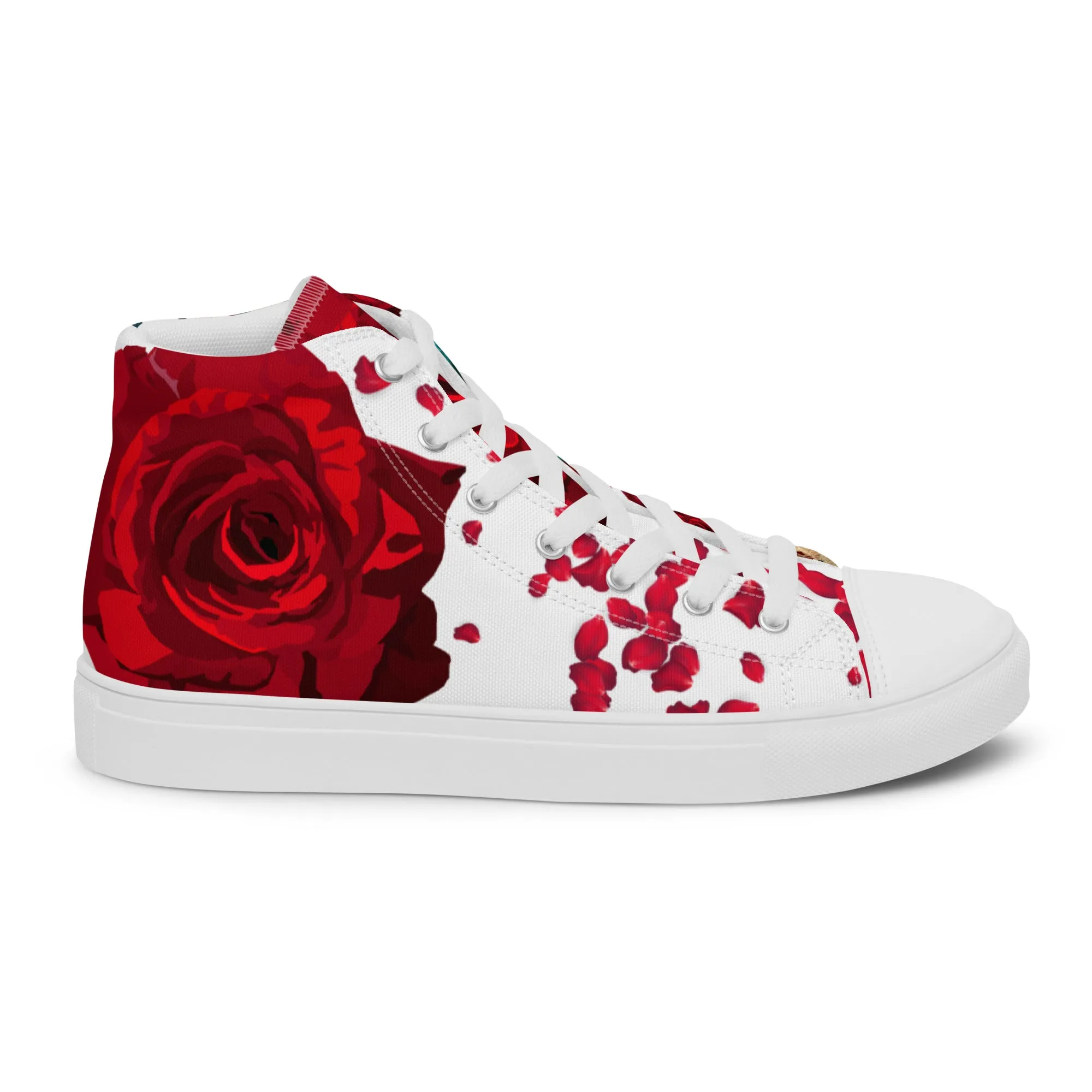 Women’s high top canvas shoes 'Amore tricolore'