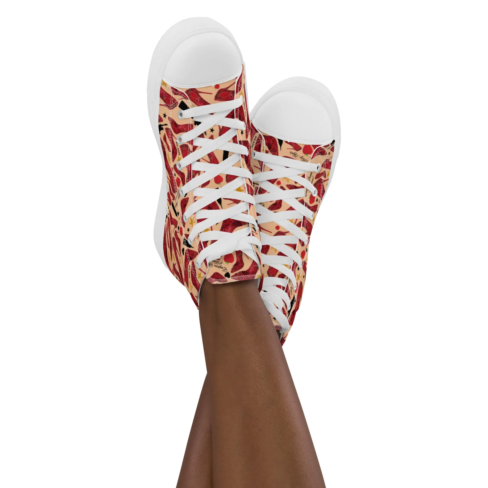 Women’s high top canvas shoes 'Empire State of dreams'