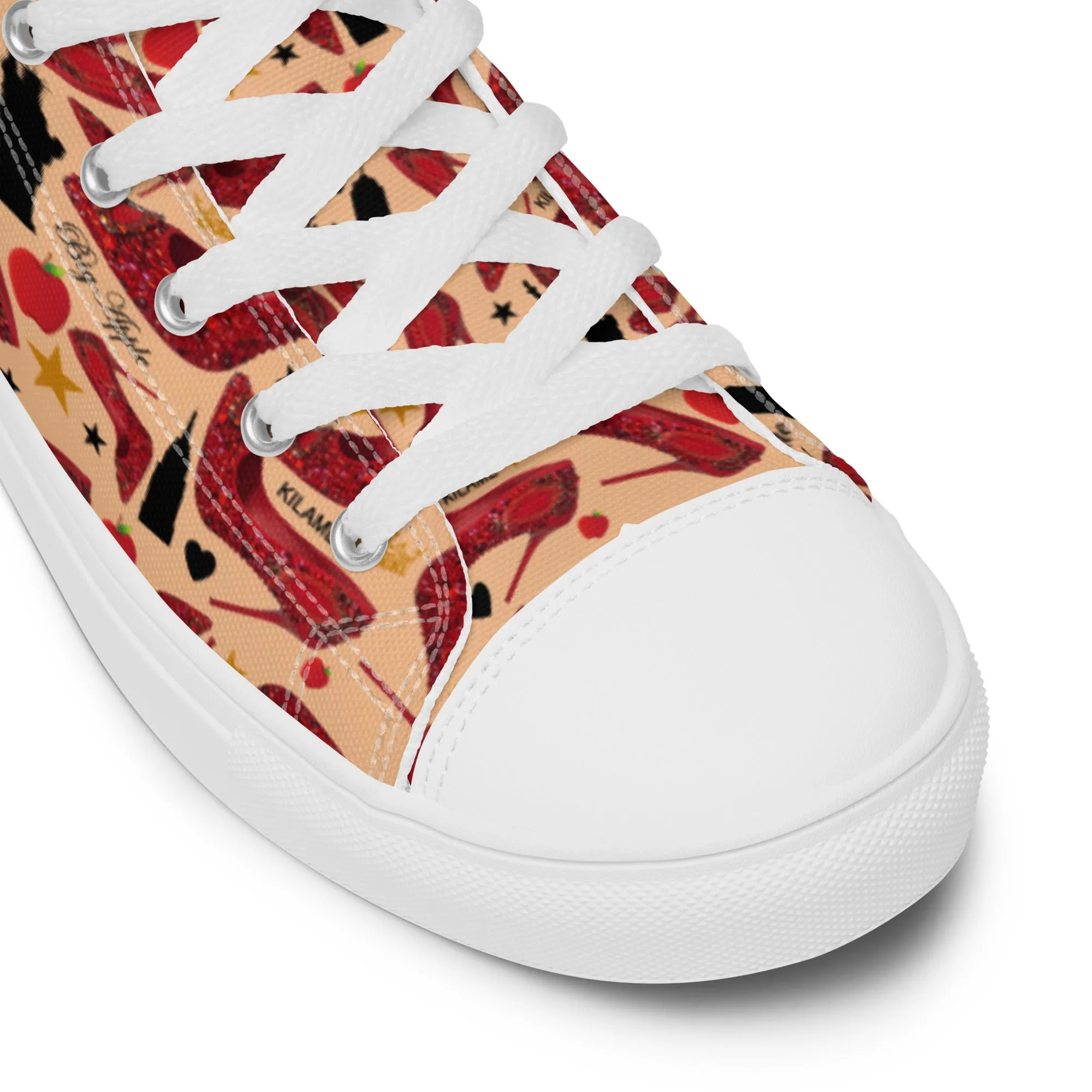 Women’s high top canvas shoes 'Empire State of dreams'