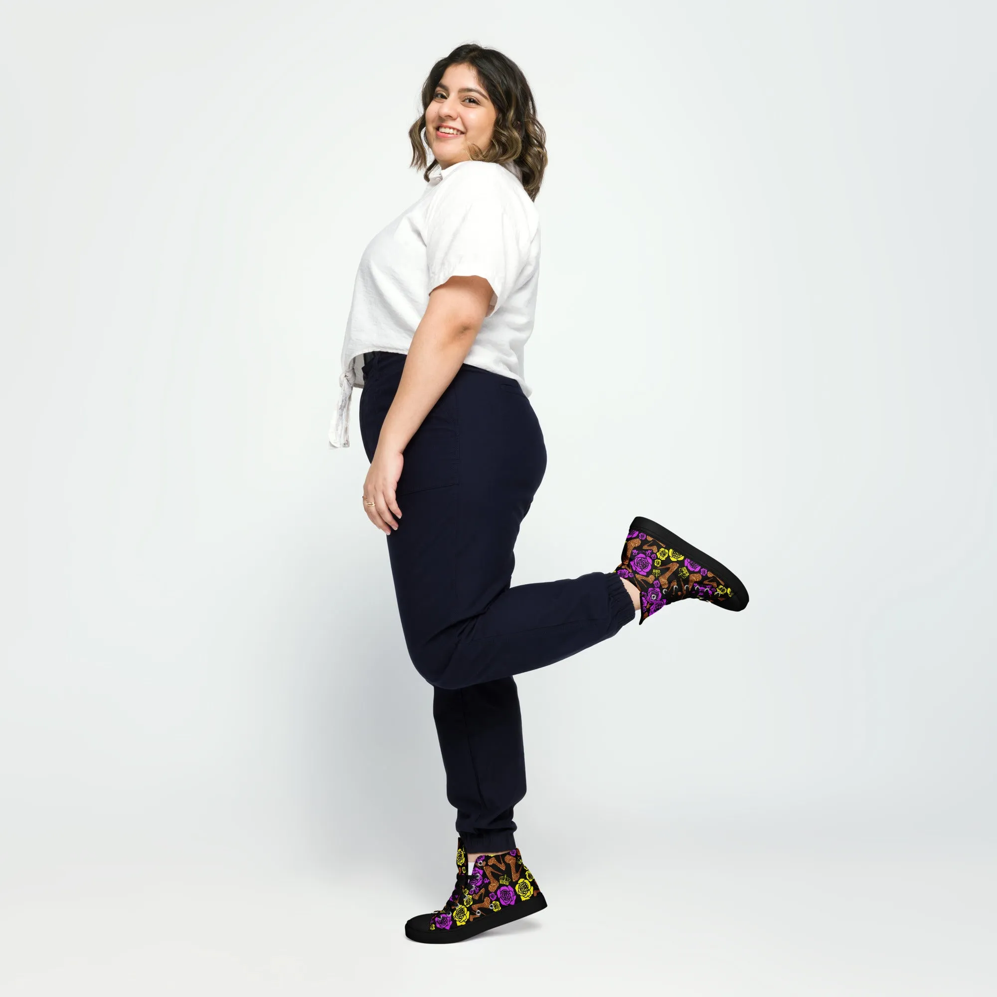 Women’s high top canvas shoes 'Kilame Royal'