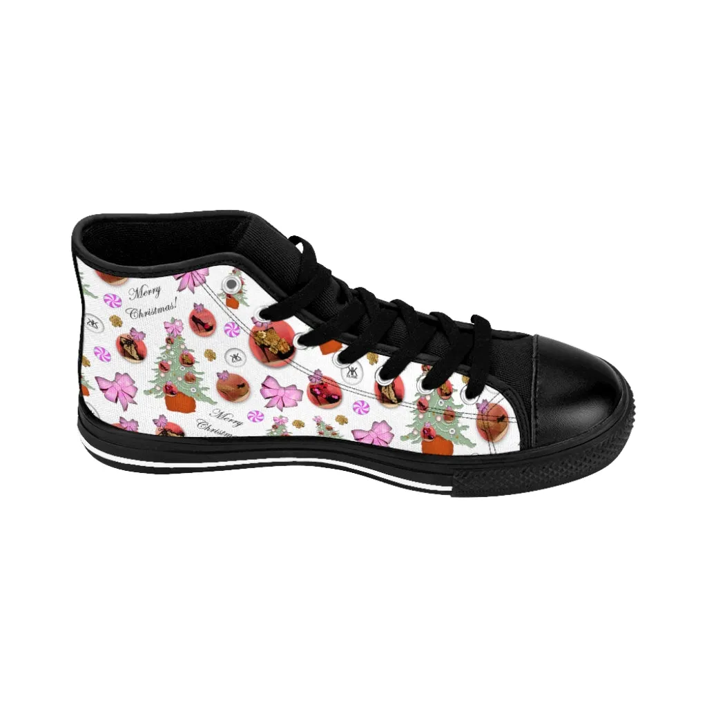 Women's High-top Sneakers 'Pink Christmas'