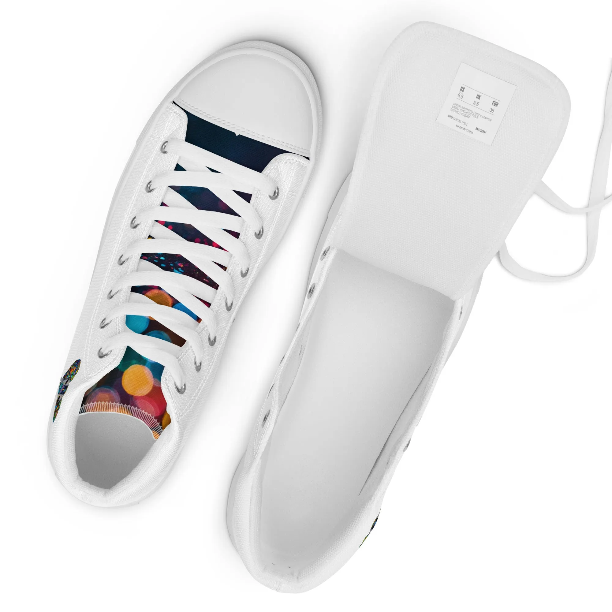 Women’s Mystical Elephant Galaxy High Tops