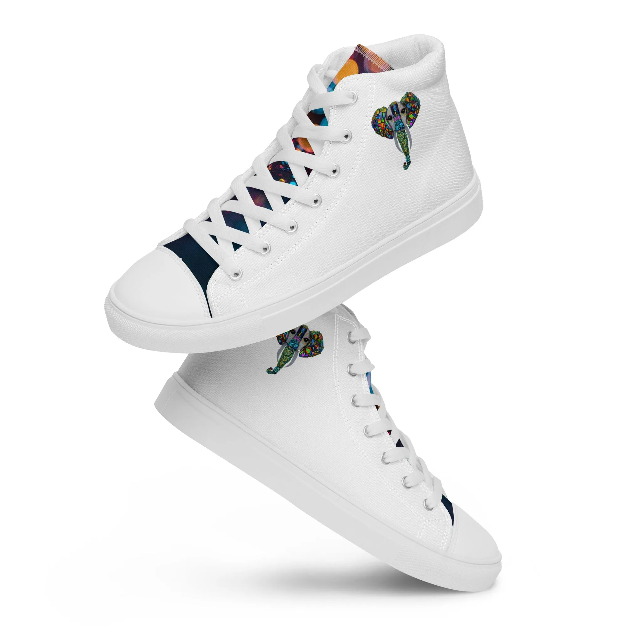 Women’s Mystical Elephant Galaxy High Tops