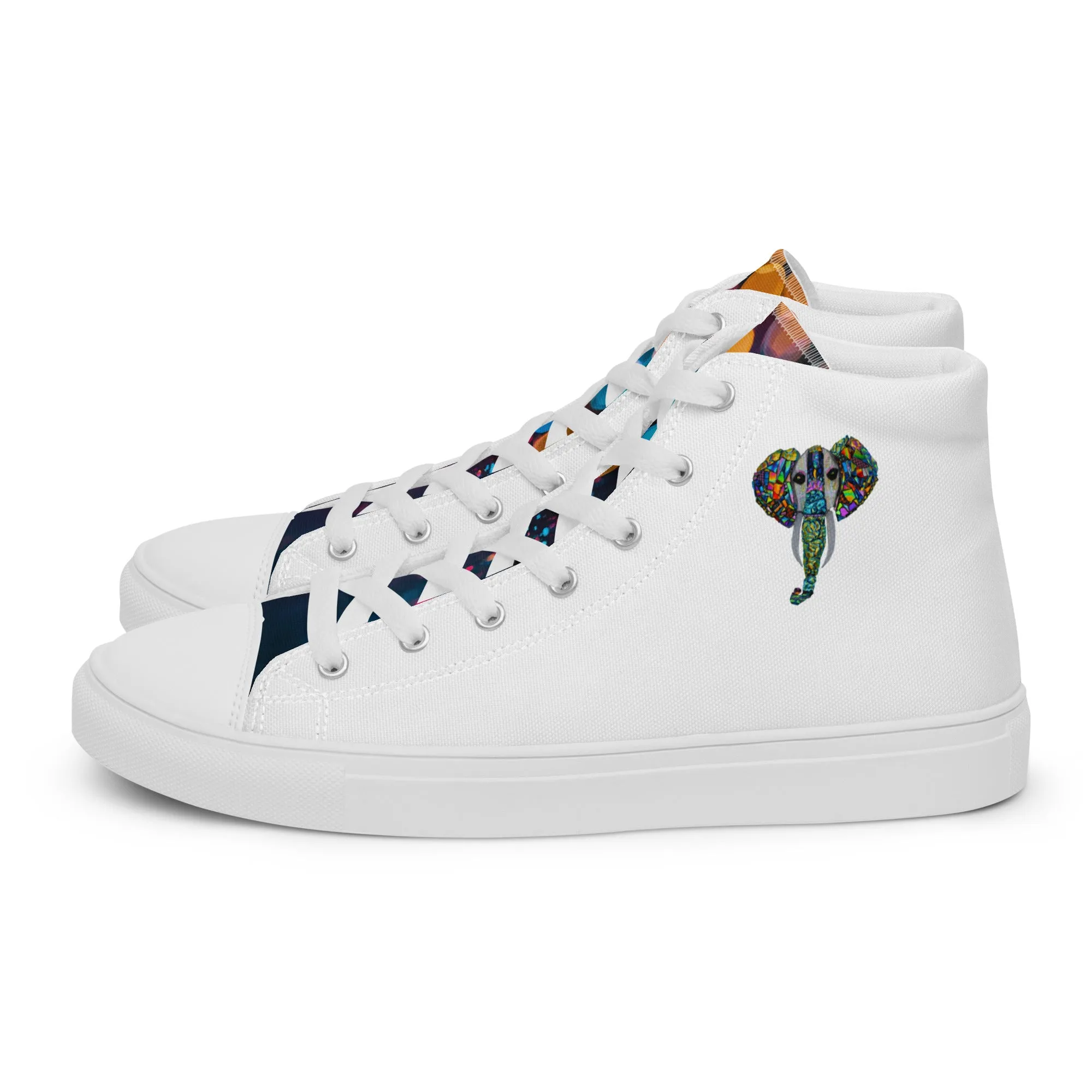 Women’s Mystical Elephant Galaxy High Tops