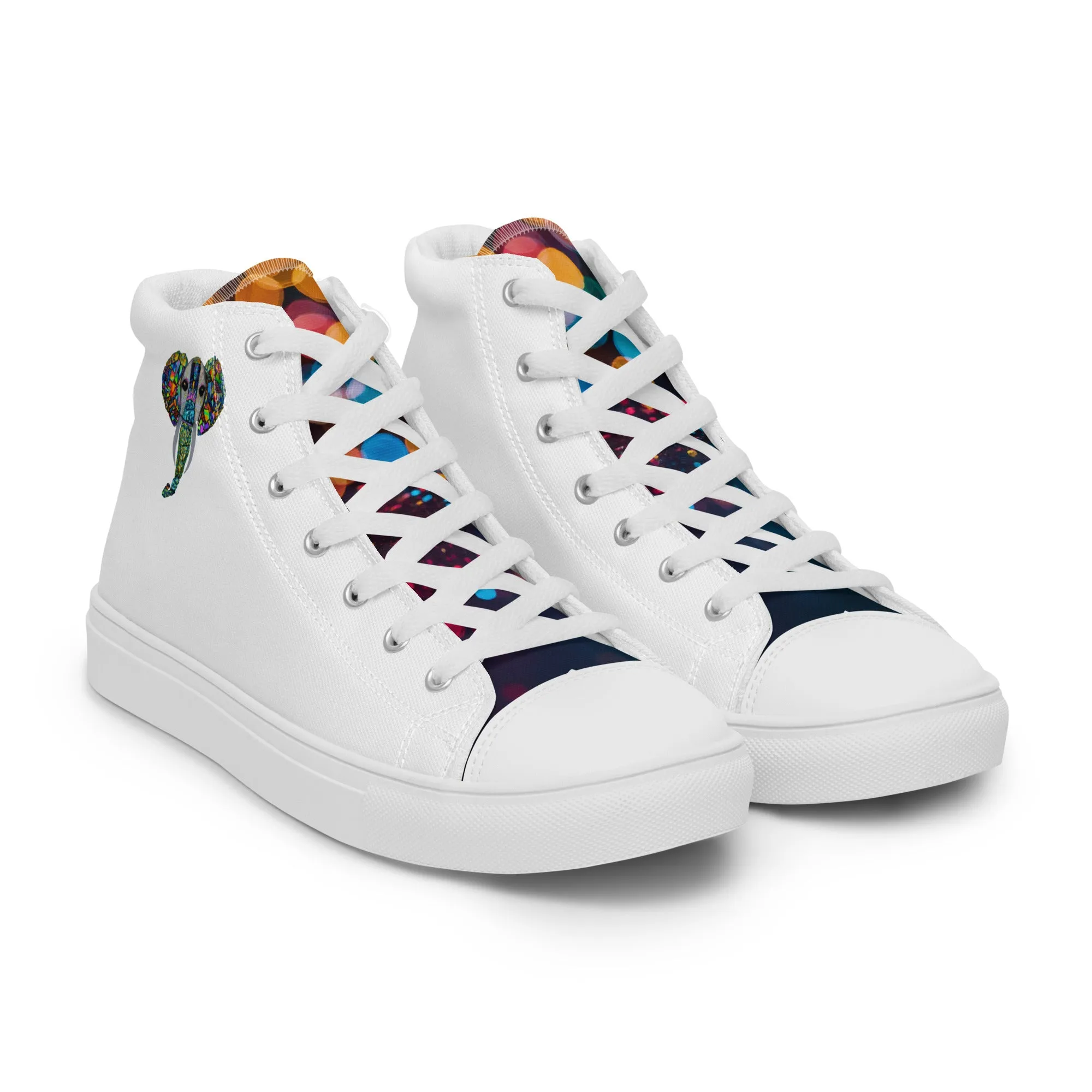 Women’s Mystical Elephant Galaxy High Tops