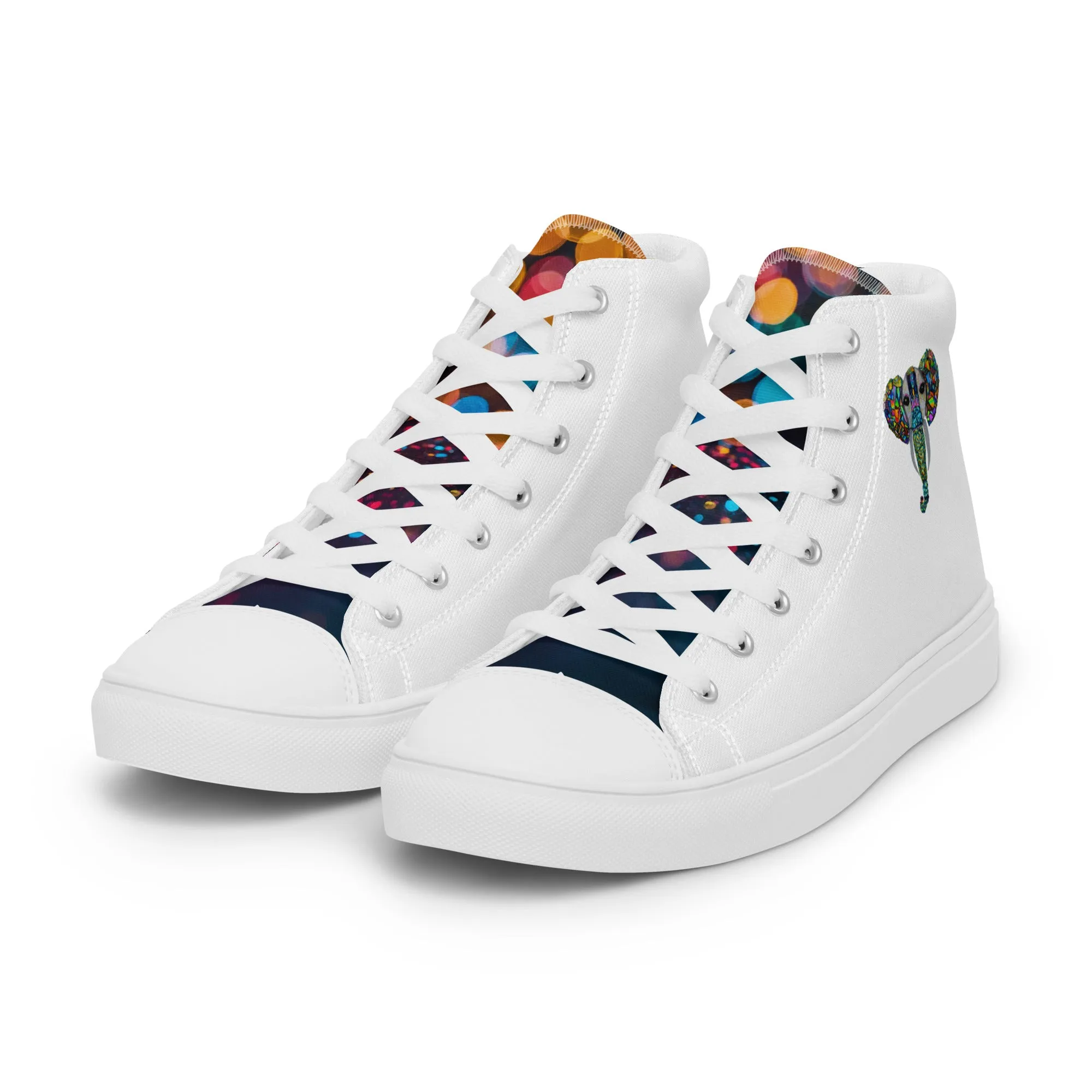 Women’s Mystical Elephant Galaxy High Tops
