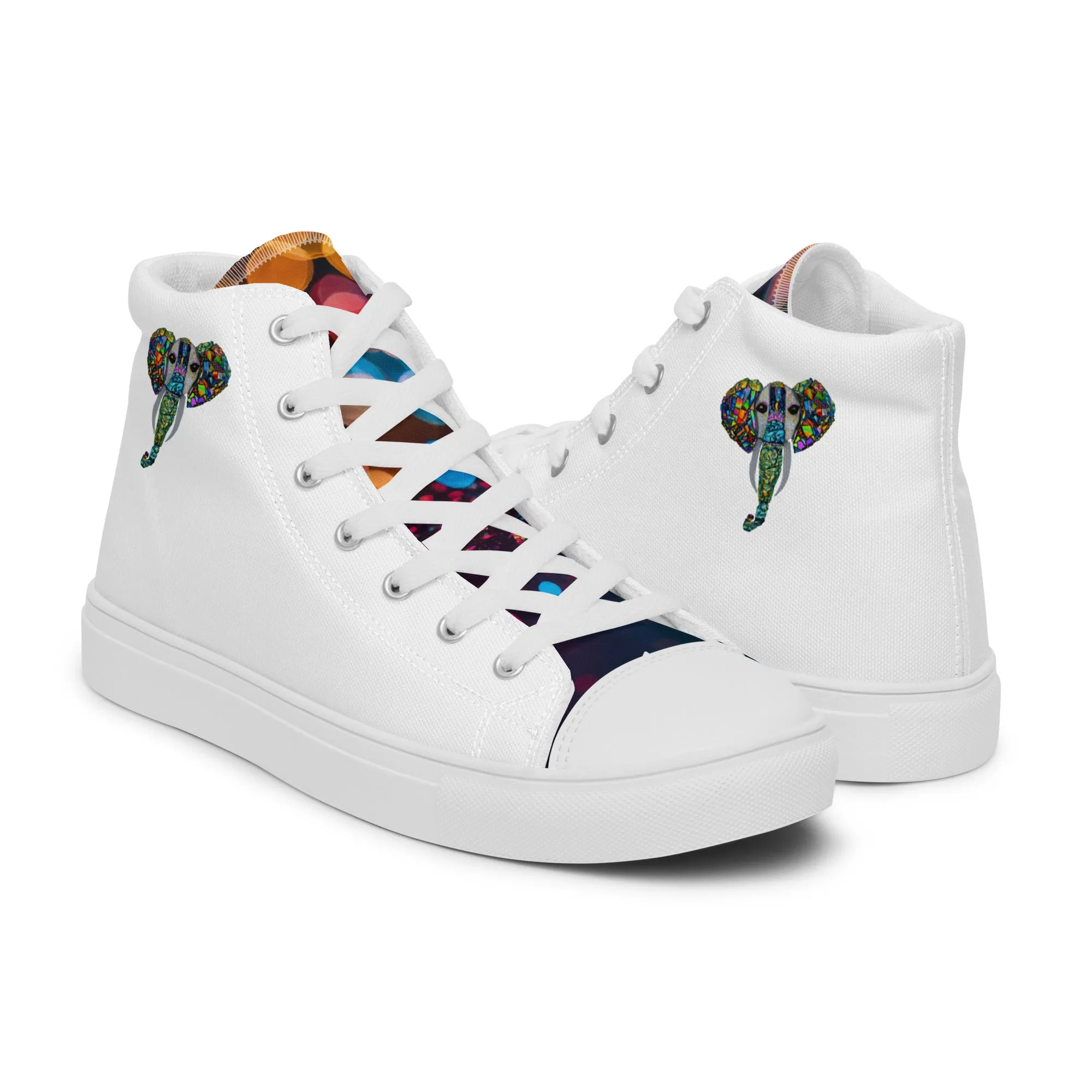 Women’s Mystical Elephant Galaxy High Tops