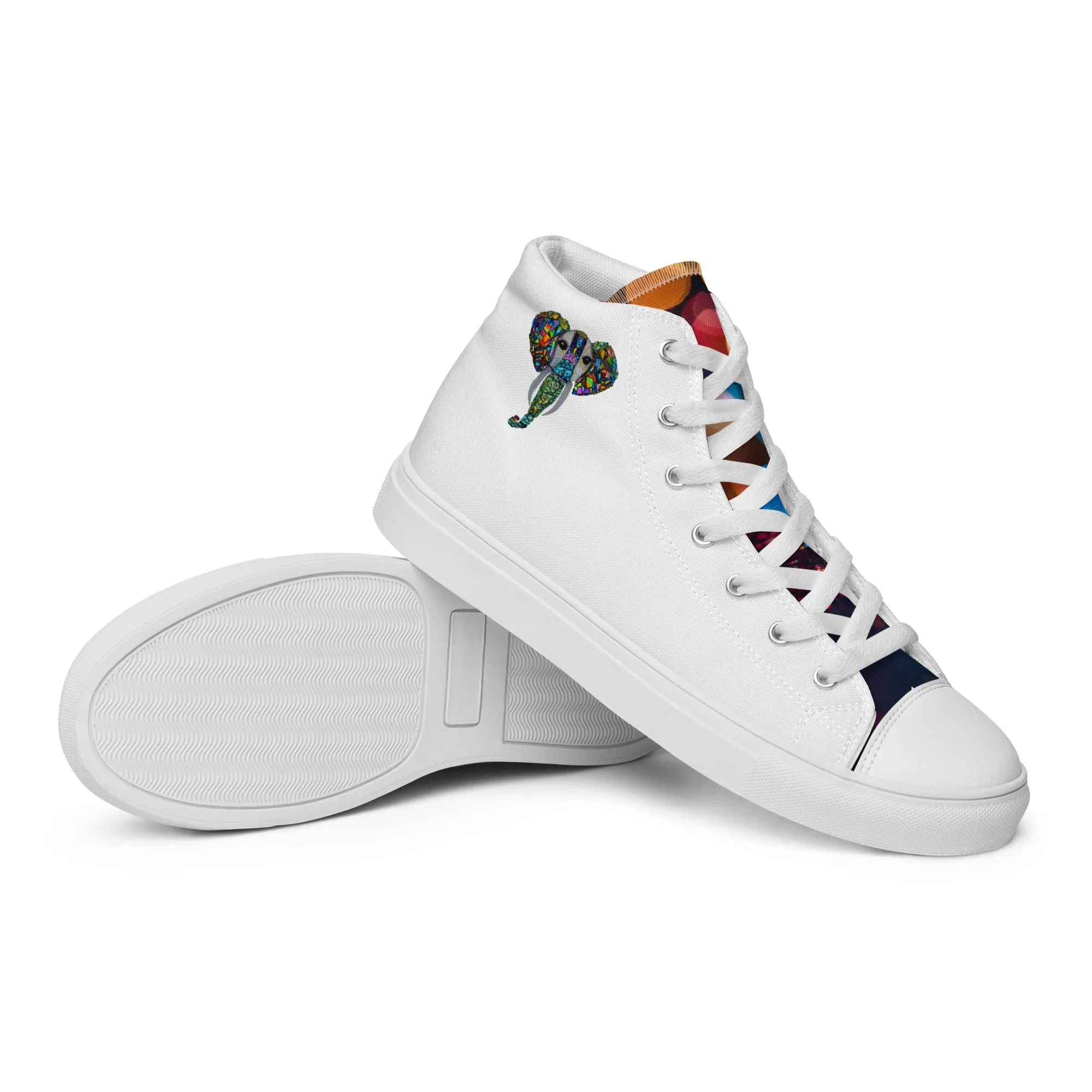 Women’s Mystical Elephant Galaxy High Tops