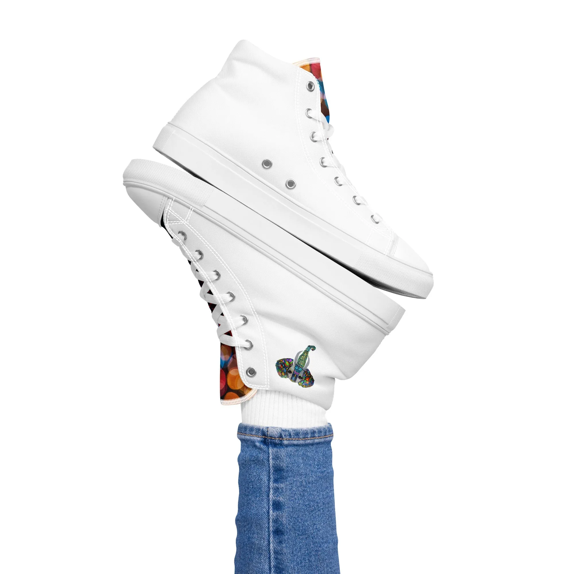 Women’s Mystical Elephant Galaxy High Tops