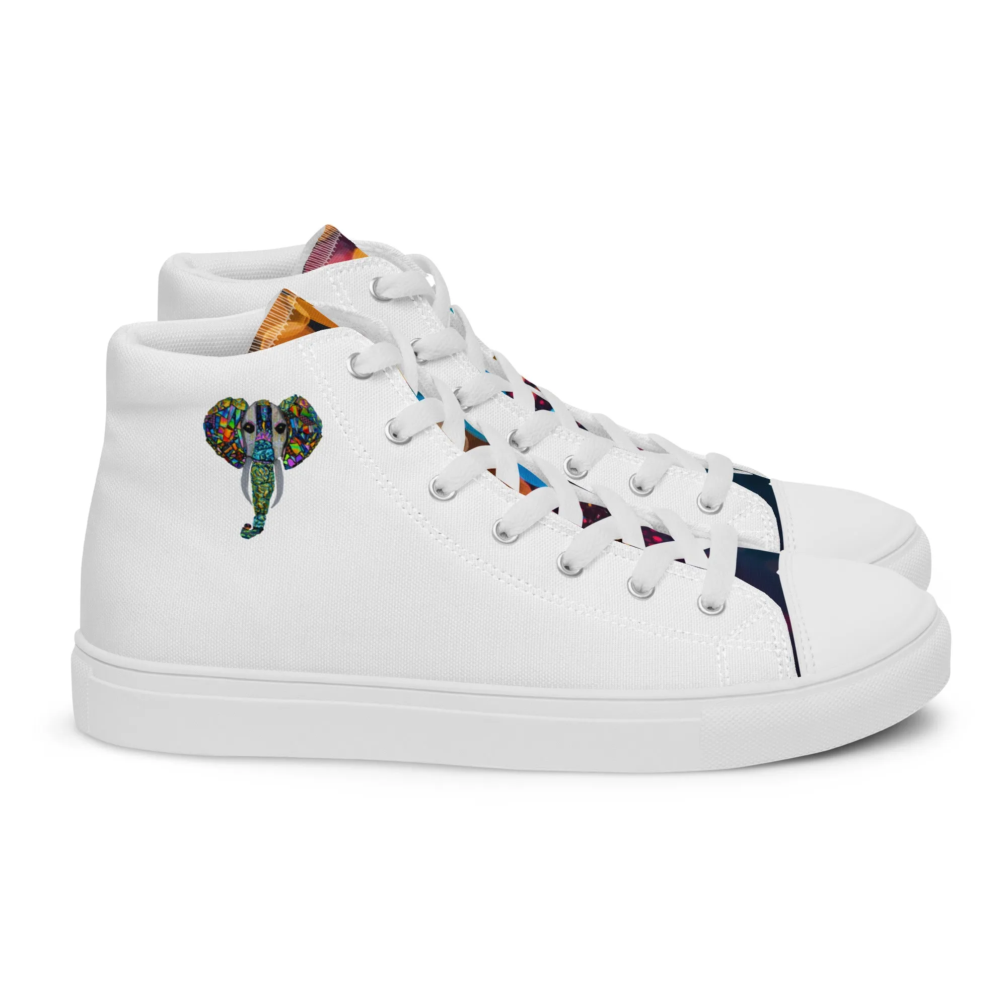 Women’s Mystical Elephant Galaxy High Tops