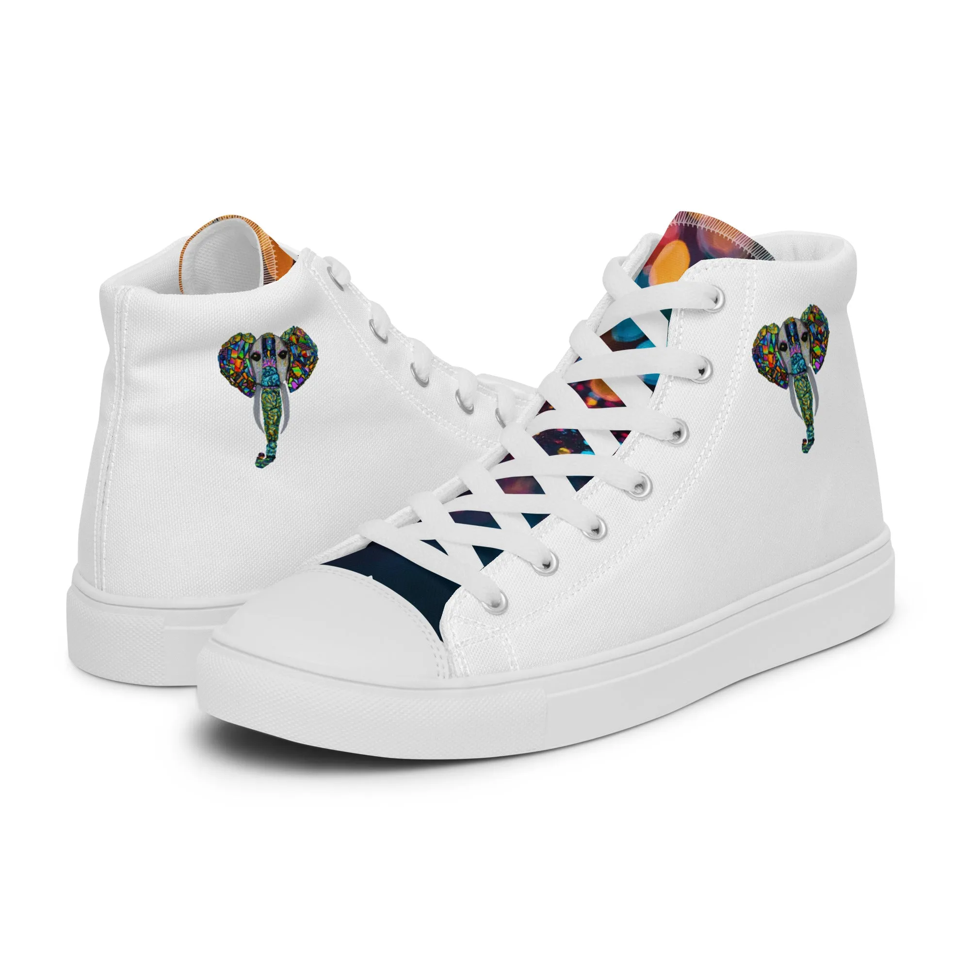Women’s Mystical Elephant Galaxy High Tops
