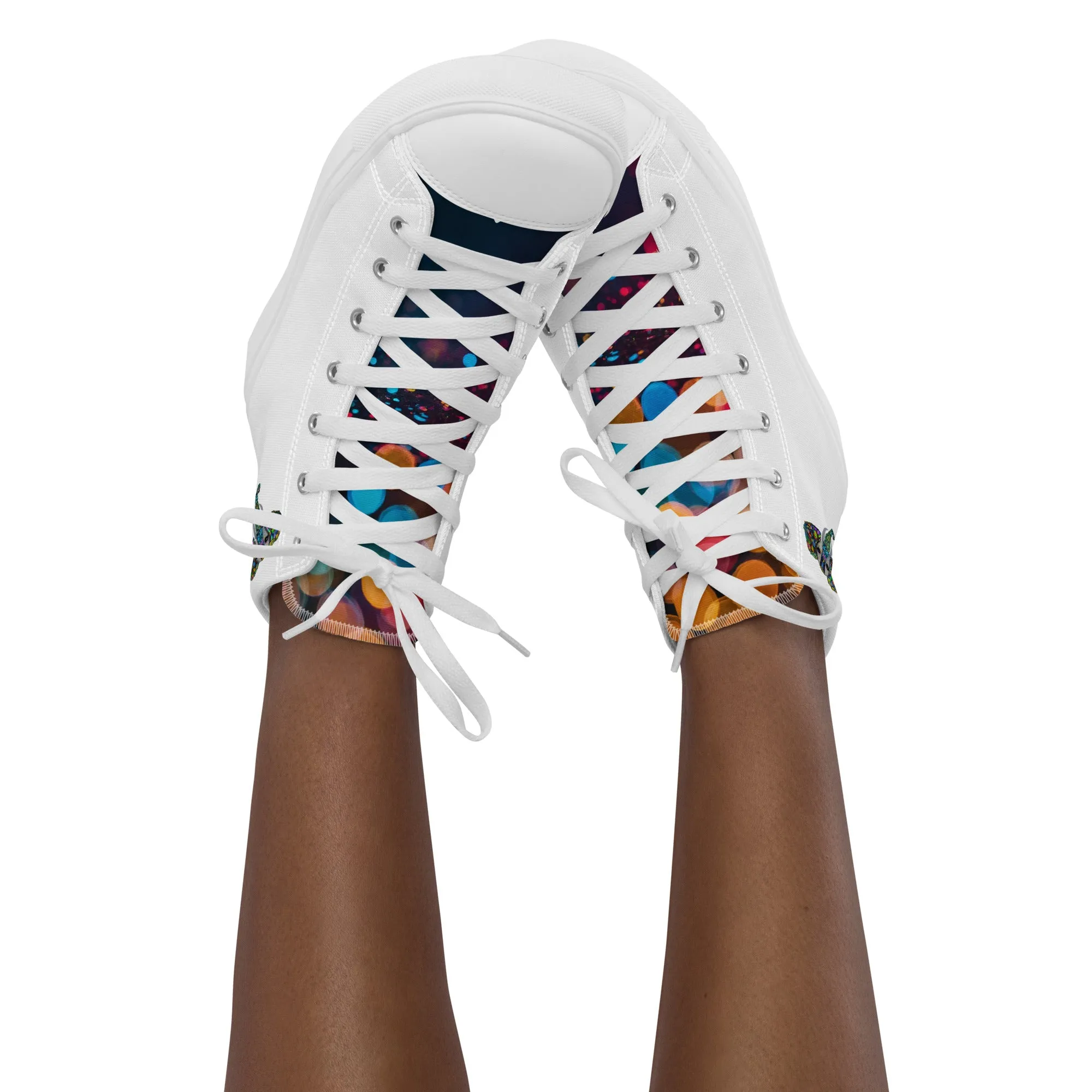 Women’s Mystical Elephant Galaxy High Tops